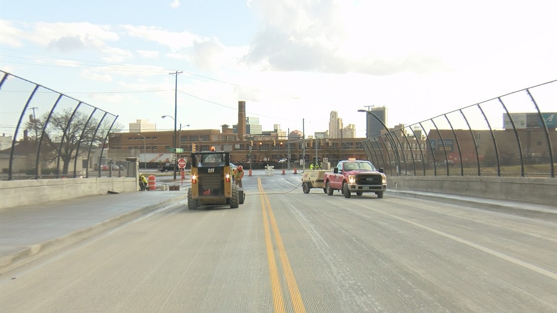 Road construction in Toledo