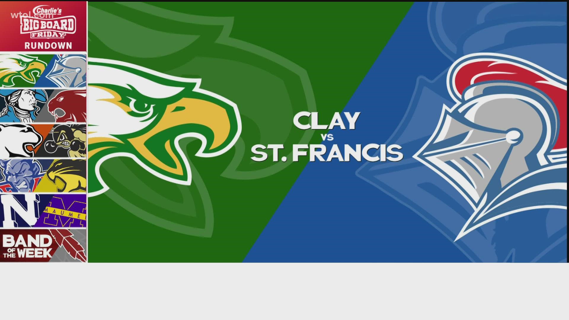 Clay now on a four-game losing streak after a loss to St. Francis.