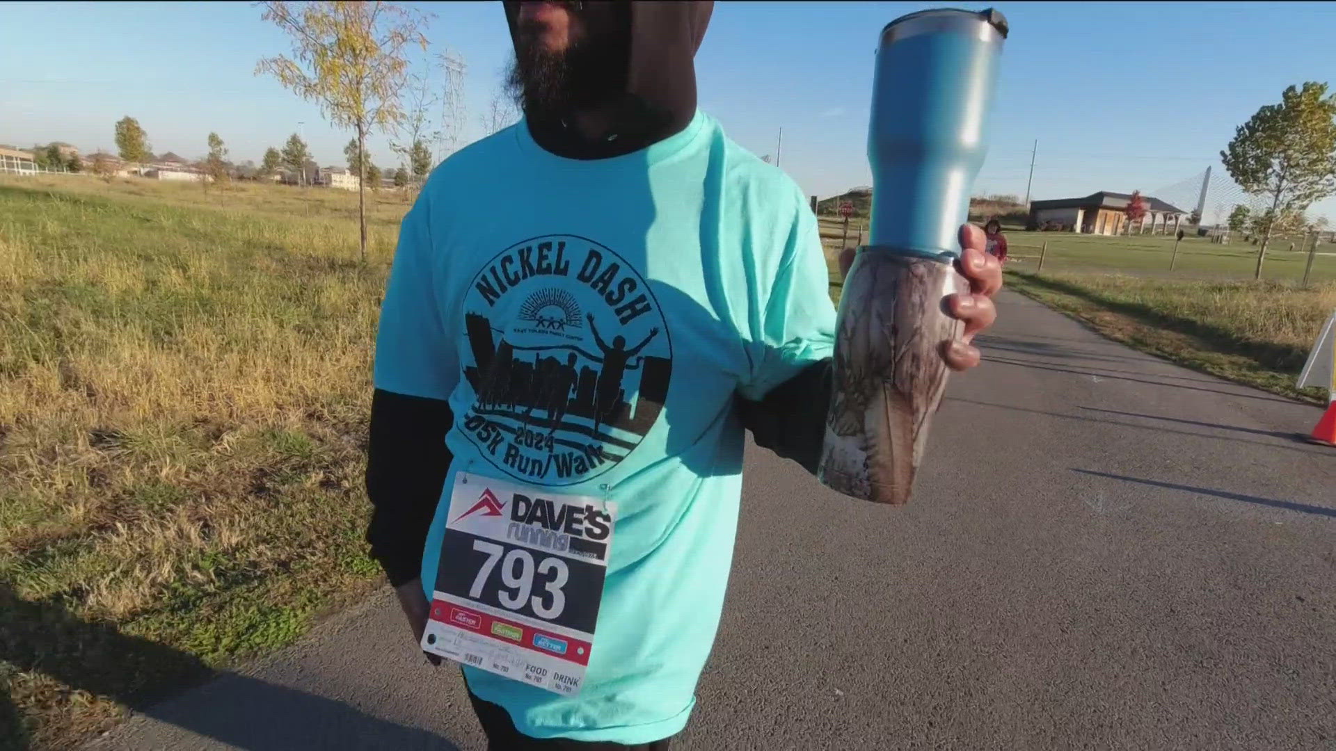 The fourth annual 5K took advantage of beautiful fall weather and the setting of Glass City Metropark.