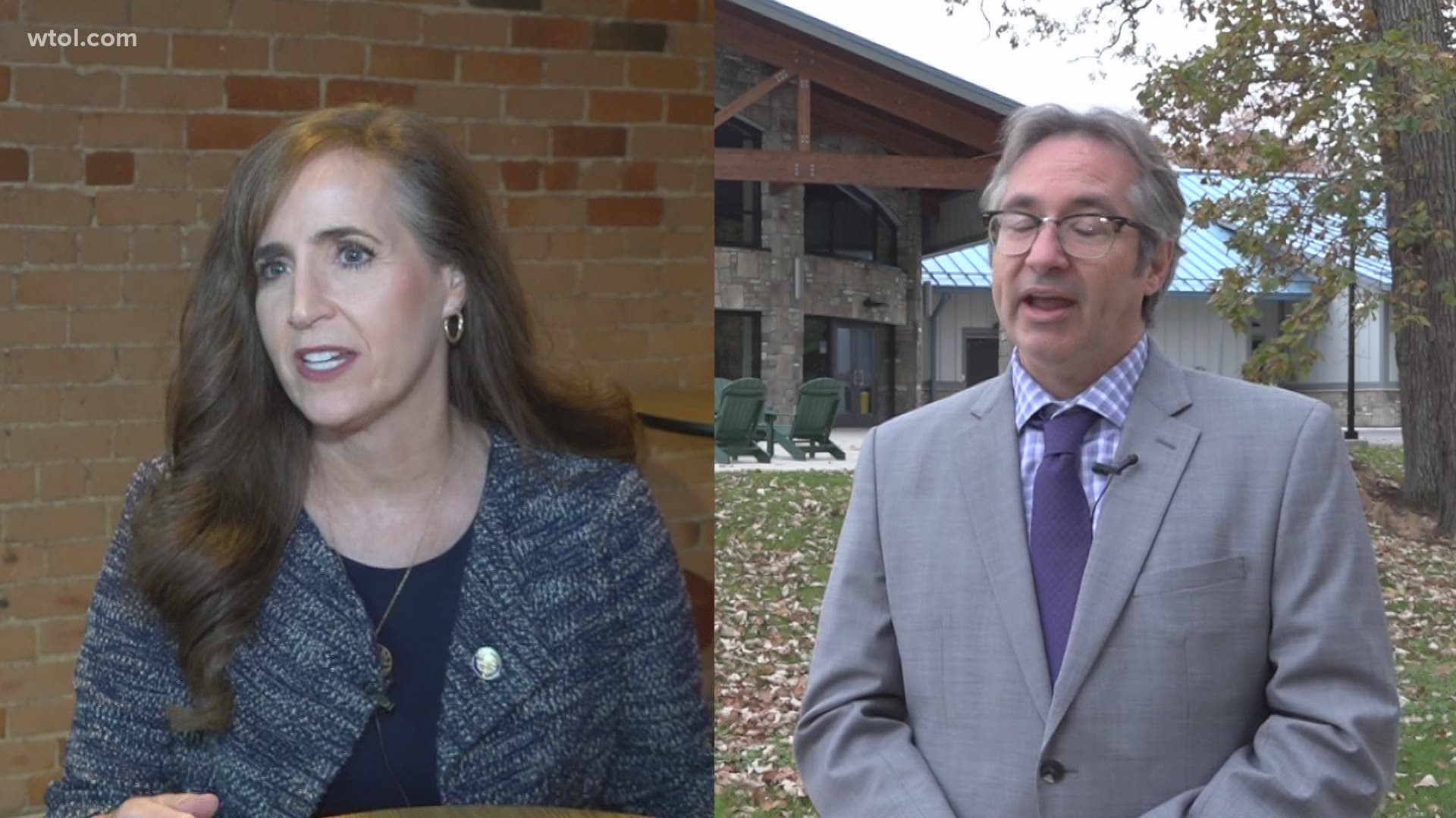 Two candidates are vying for the position of senator in Ohio District 2, which covers Bowling Green and surroundings and part of Lucas County.