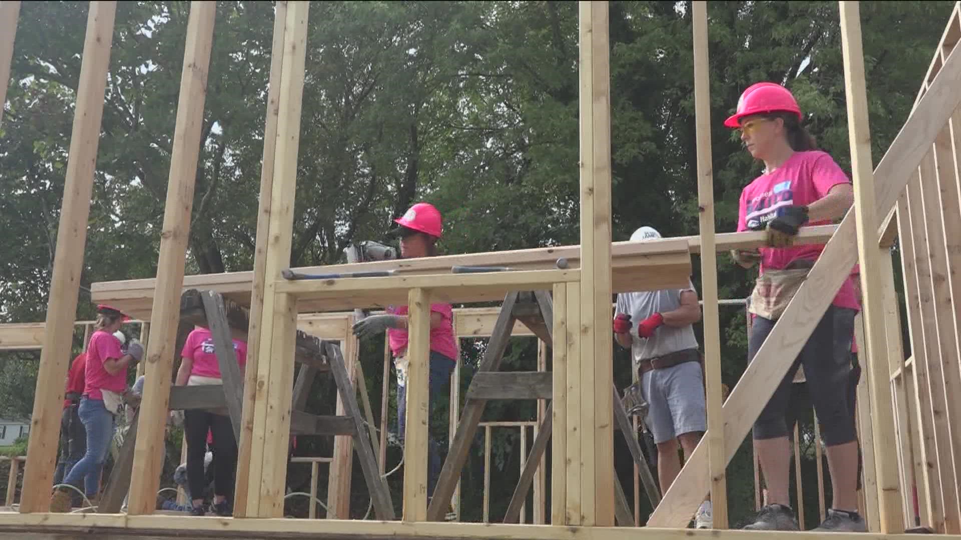 WTOL teamed with Habitat for Humanity Maumee Valley this year to give a hand in helping a family get their home.
