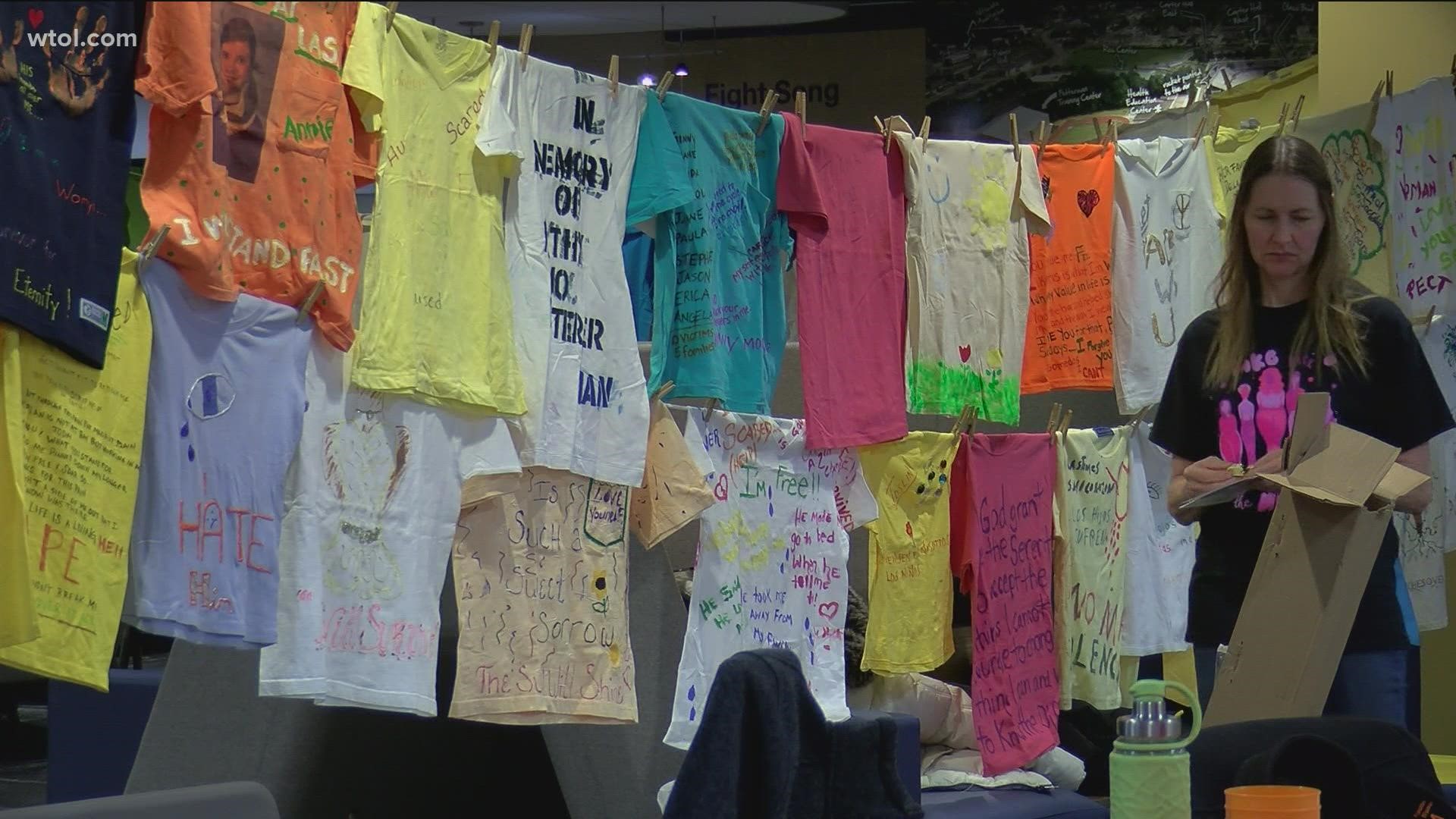 People from all over came together at the University of Toledo to take a stand against sexual assault. The event helps bring awareness to the underreported crime.
