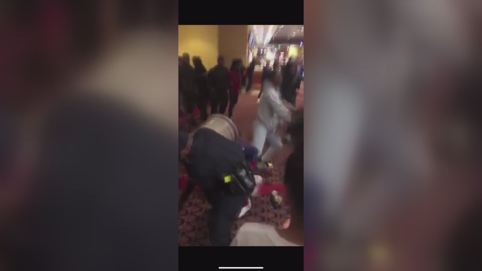 Two juveniles are behind bars after a massive brawl broke out at the movie theater at Franklin Park Mall Tuesday night.