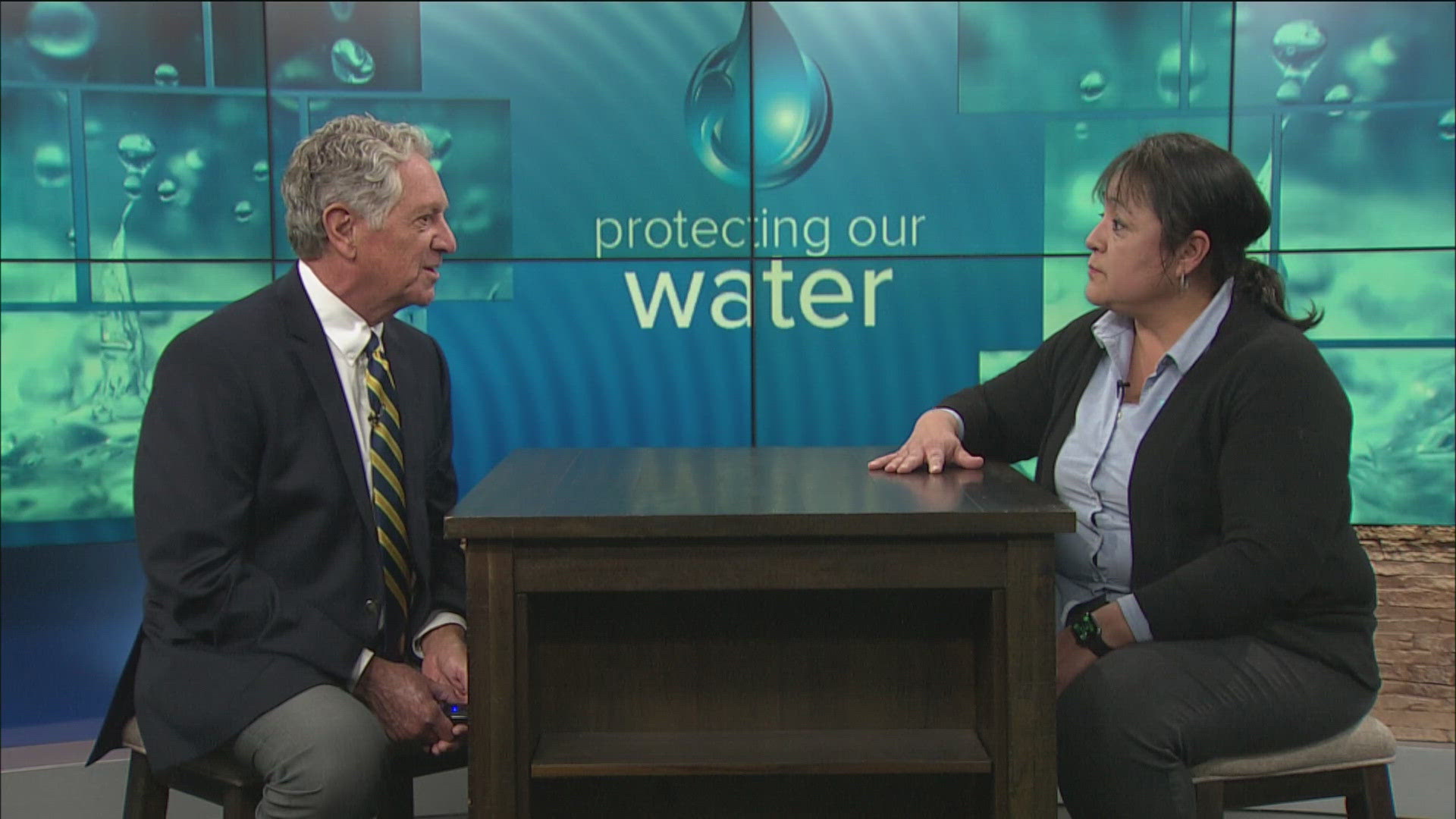 Cindy Geronimo, the commissioner of the Utilities Administration, talks with Dan Cummins about the work that's been done to ensure water safety in Toledo.