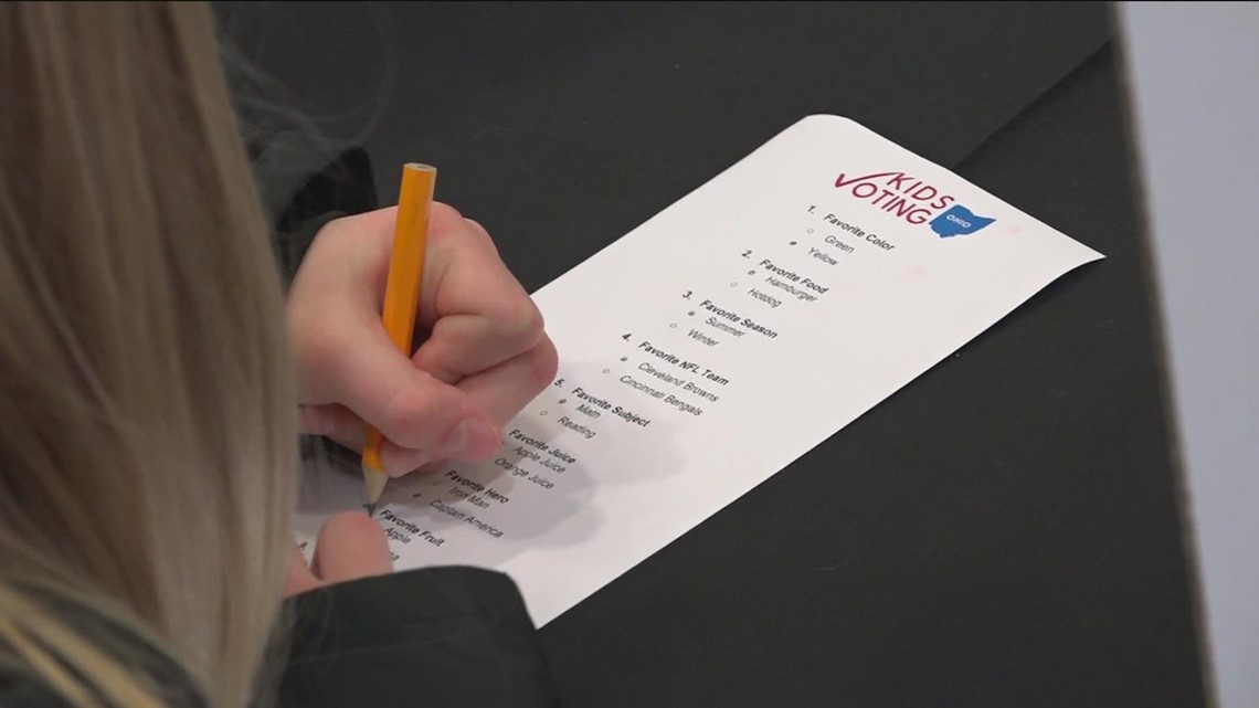 Tiffin University preps elementary students for future elections with