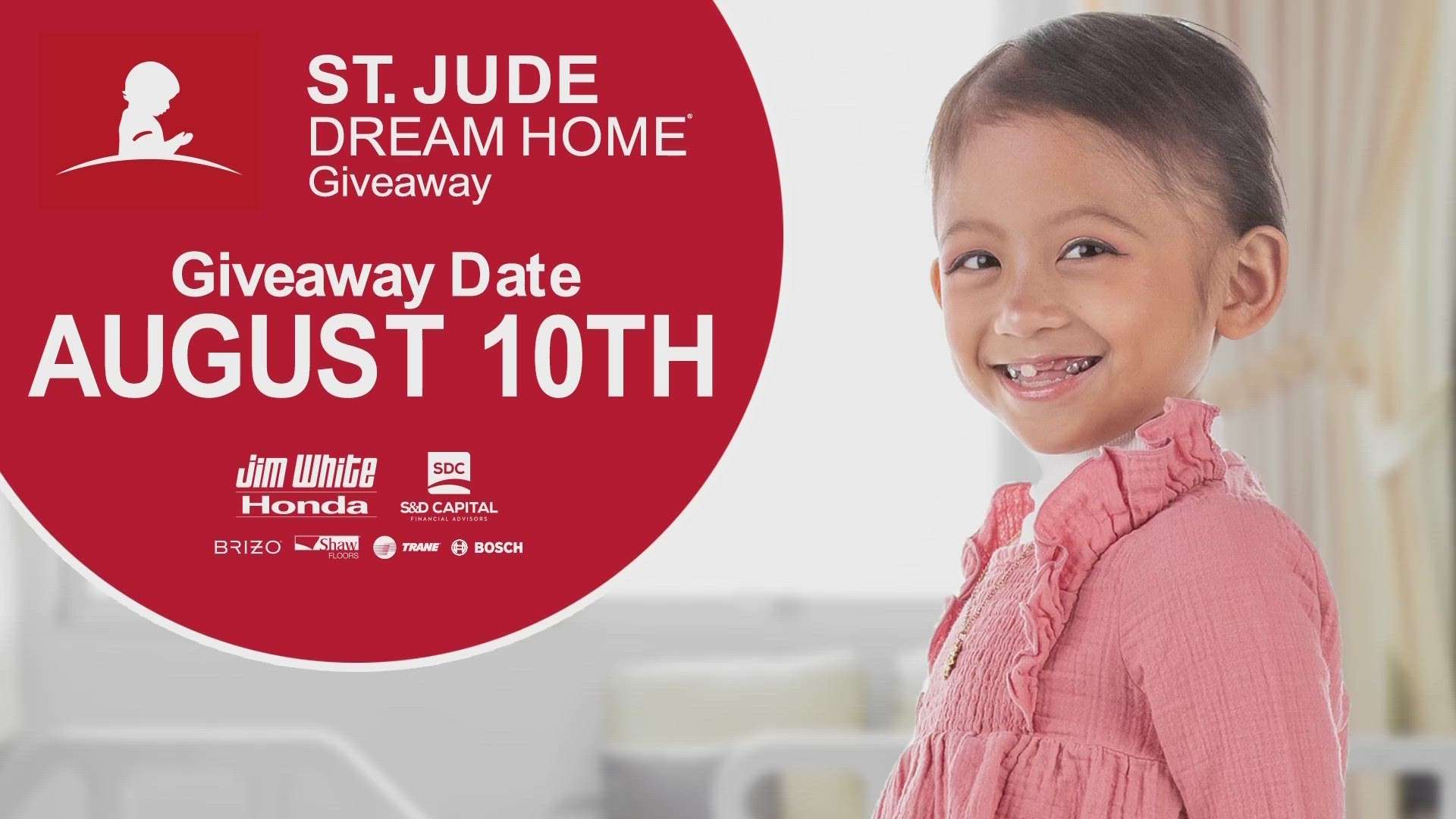 The St. Jude Dream is hosting Open House events on Saturday and Sunday. Attend to enter in for a chance to win a $10,000 Lazy Boy gift card.