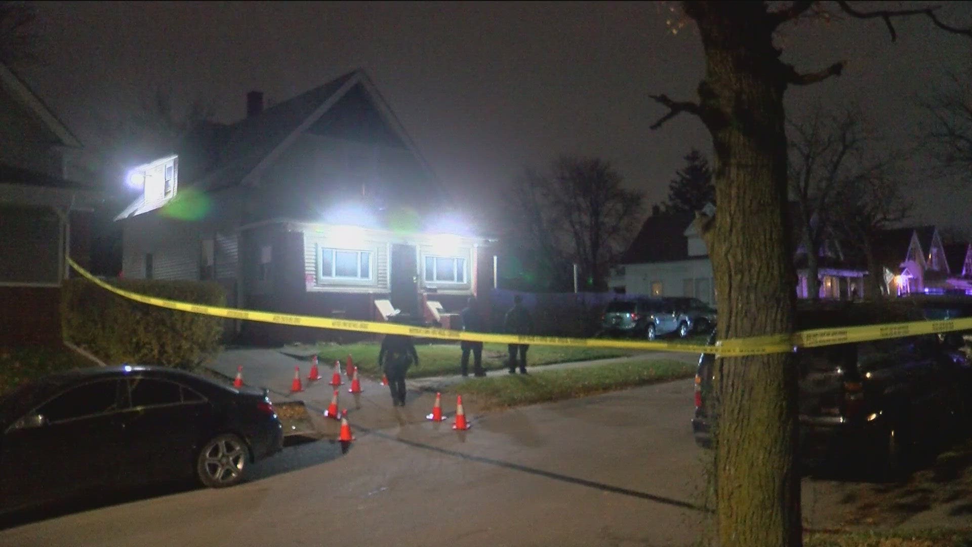 The victim was struck by a bullet while driving and has been hospitalized, Toledo police told WTOL 11. The victim's injuries are not life-threatening.