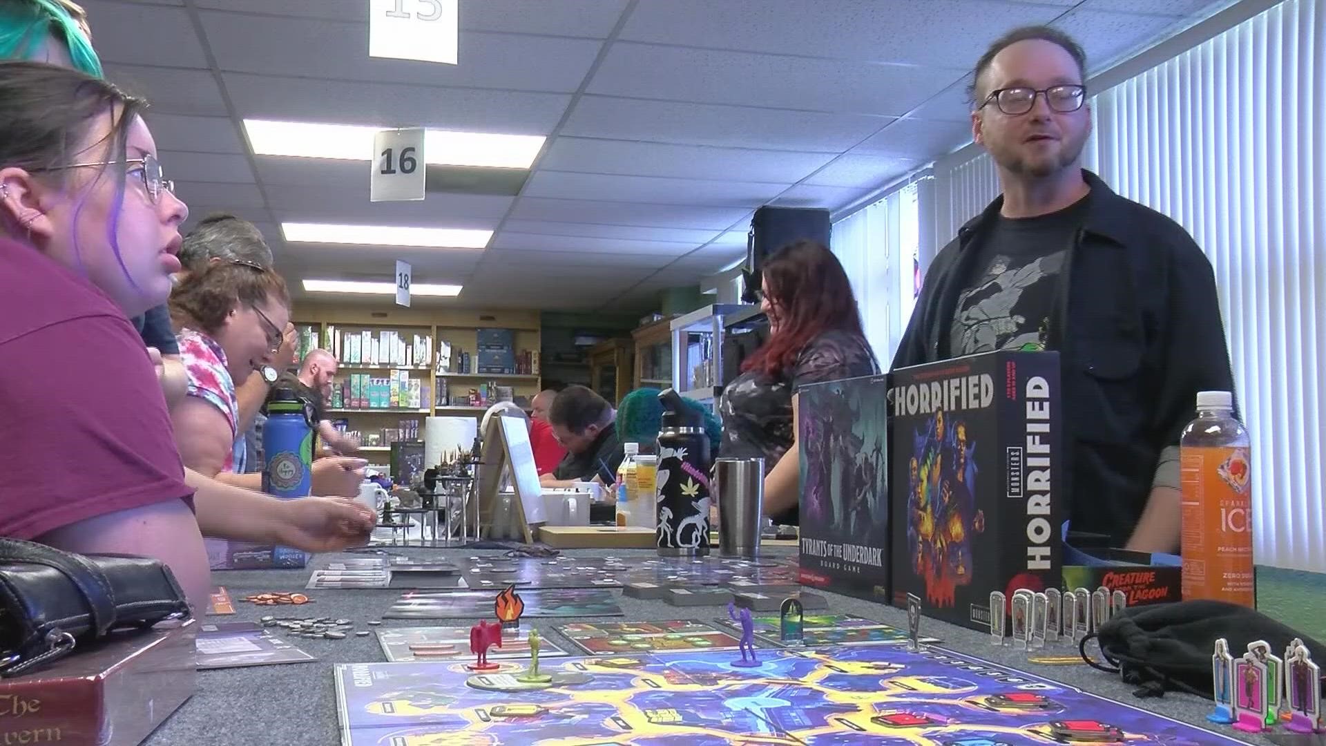 Game enthusiasts and comic fans got together at the Toledo Game Room on Sylvania Ave. on Saturday for a day of fun and comradery.