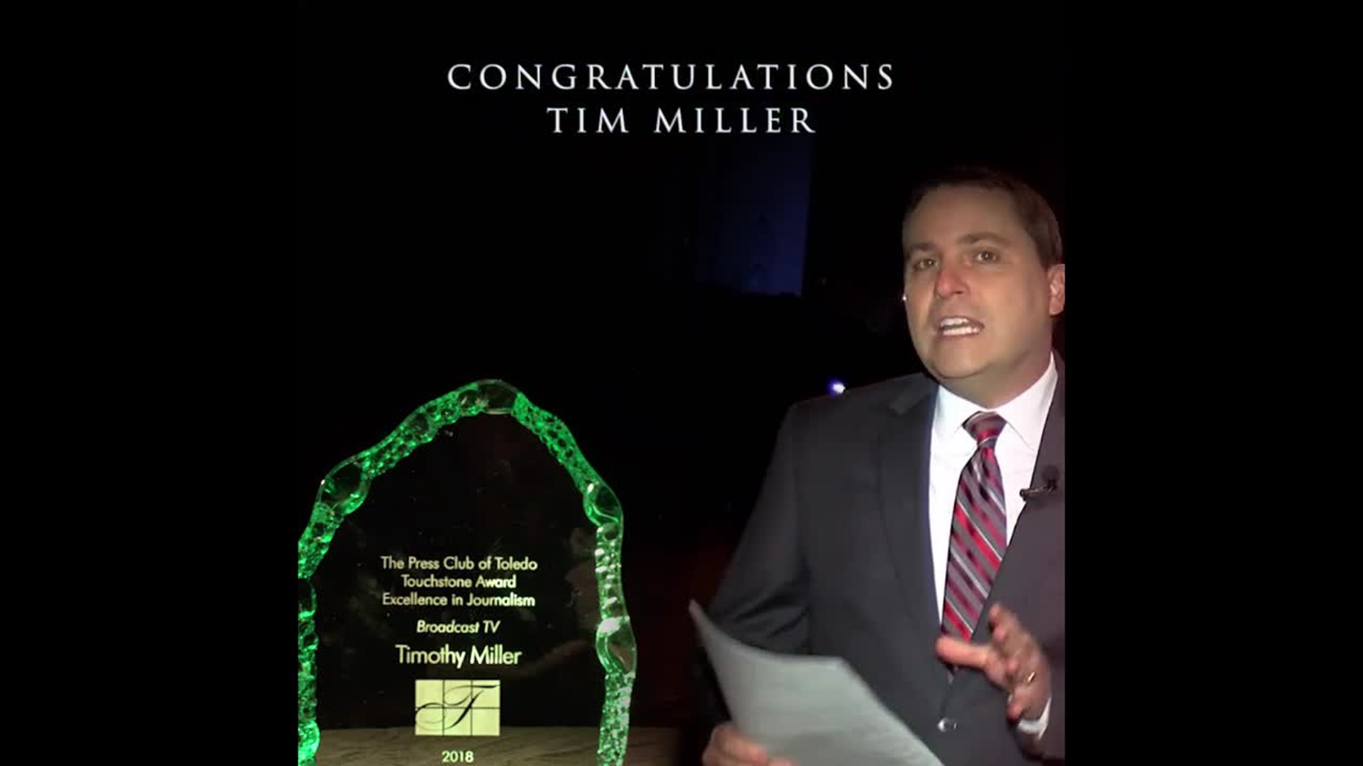 WTOLs Tim Miller wins Touchstone Award | wtol.com