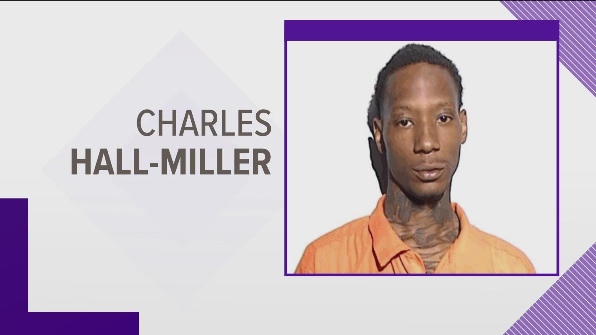Charles Hall-Miller is accused of setting fire to a unit at Regina Manor and leaving multiple messages to the person who lives there.