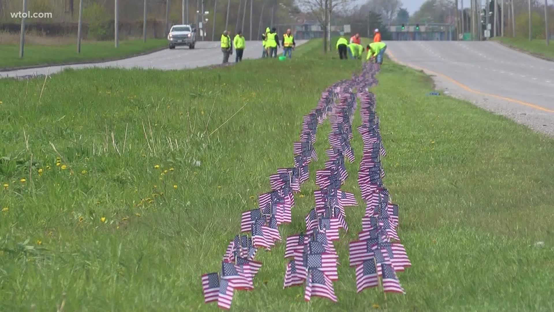 The unions usually hold an in-person Memorial Day observance to remember those who have passed, but this year decided to go with a public memorial for all to see.