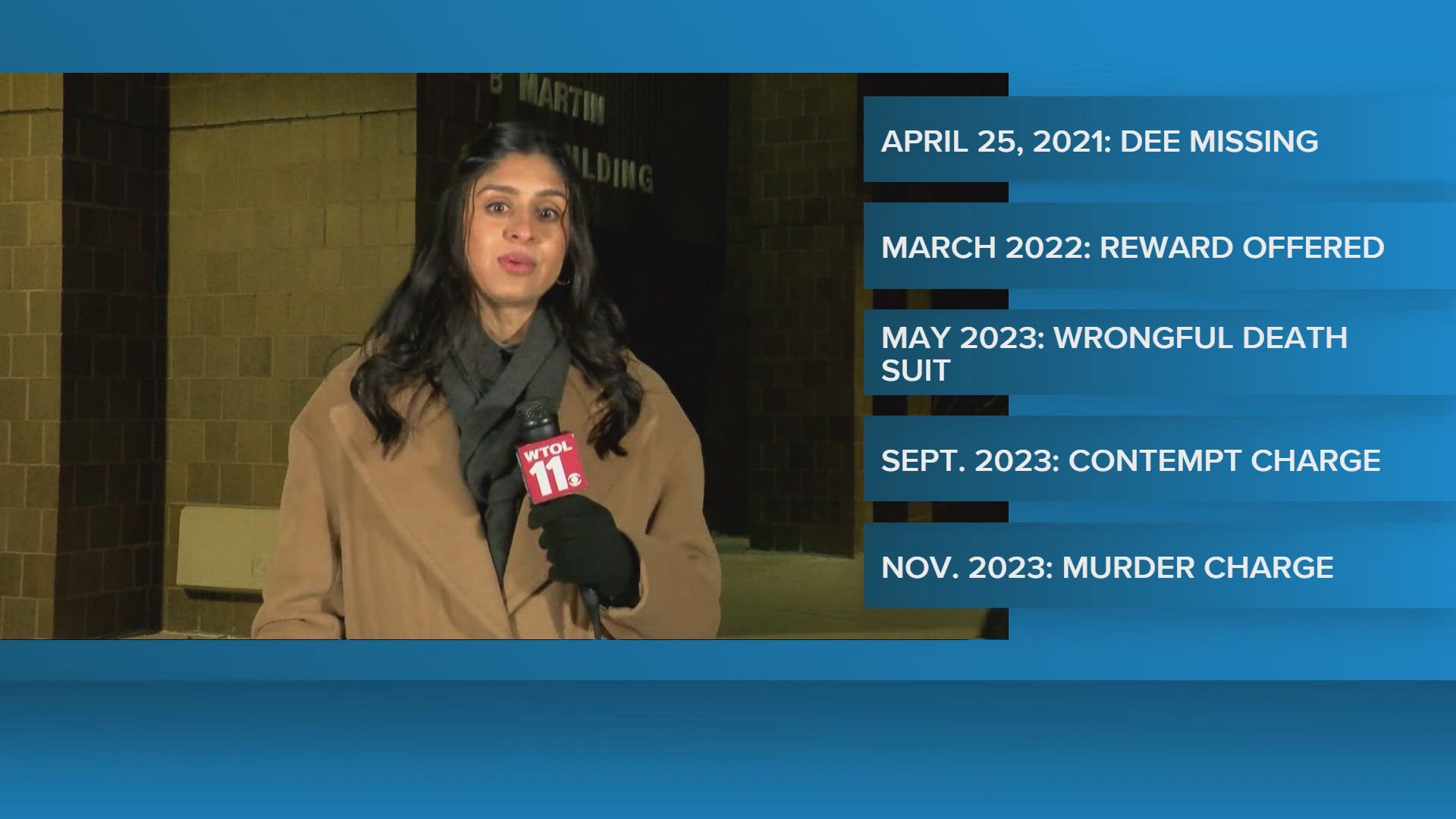 Dee Warner timeline: The events leading up to the trial of Lenawee ...