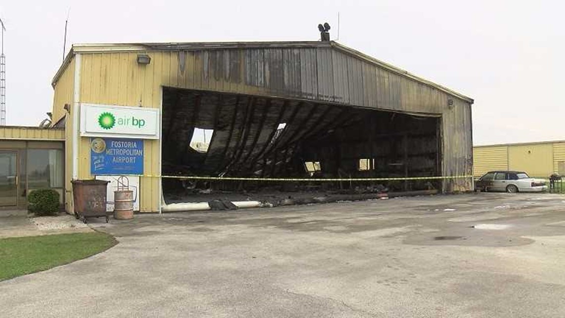 Weekend fire destroys main hangar at Fostoria airport