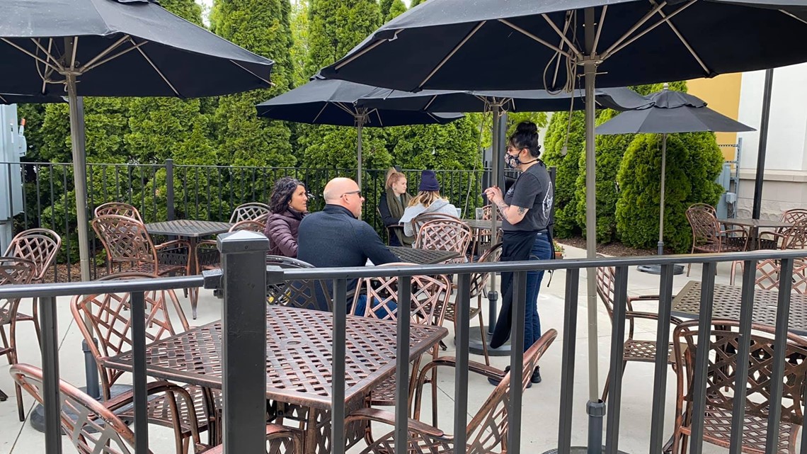 Outdoor dining successful as indoor service set to open wtol