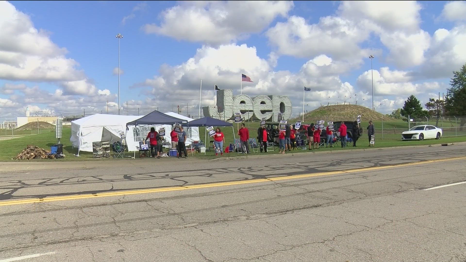 UAW President Shawn Fain said after weekend negotiations, both sides were still very far from any kind of deal.
