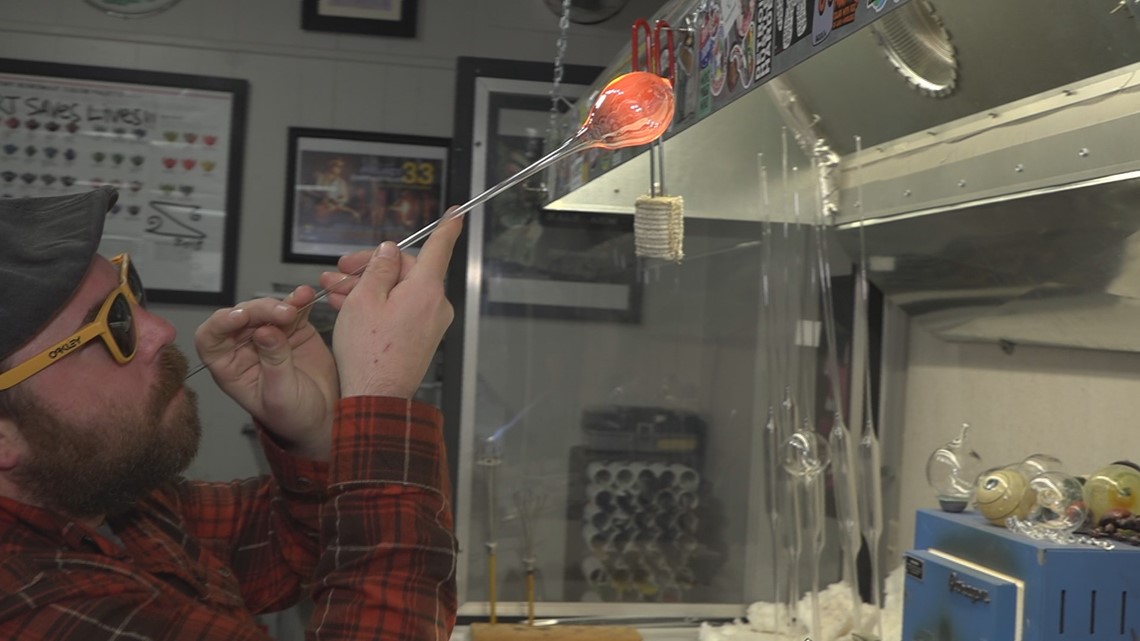 Glass blowing in northwest Ohio