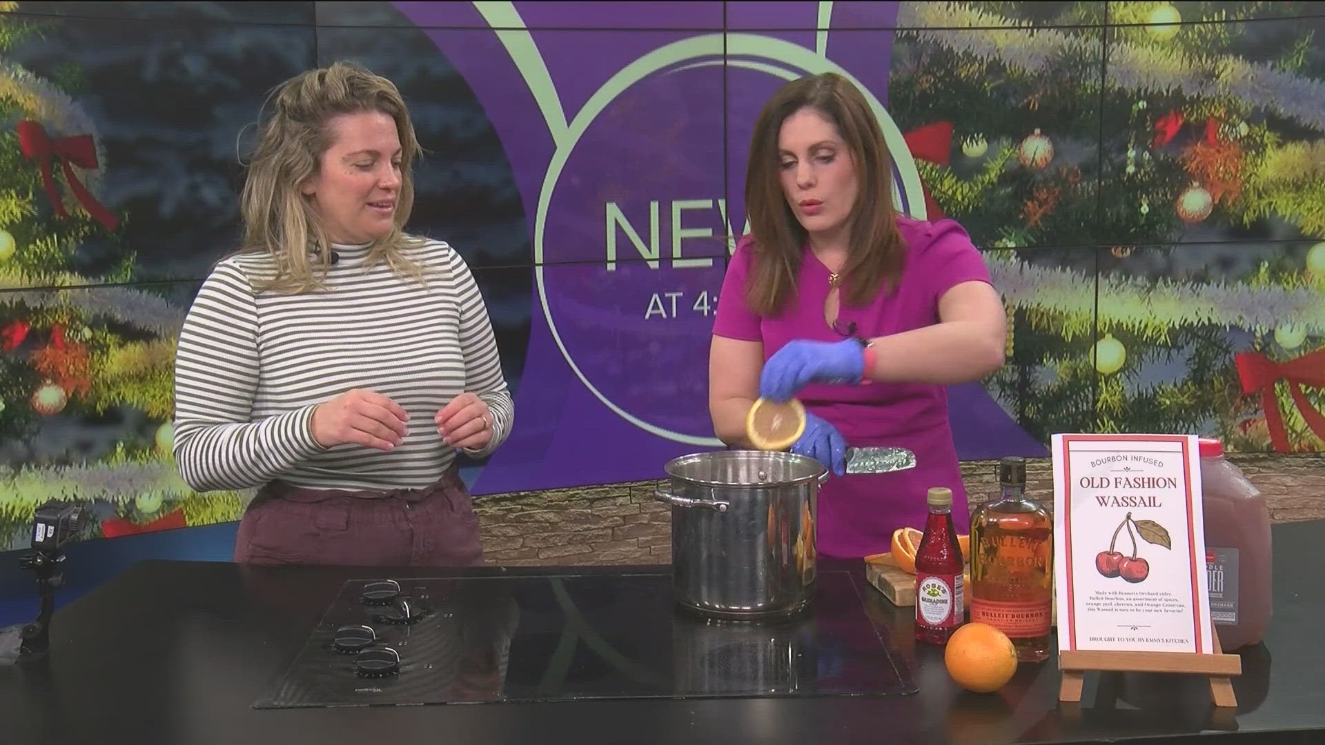 Amanda gets the party started by crafting a traditional holiday drink that's the talk of the town during Blissfield's Wassail Fest.