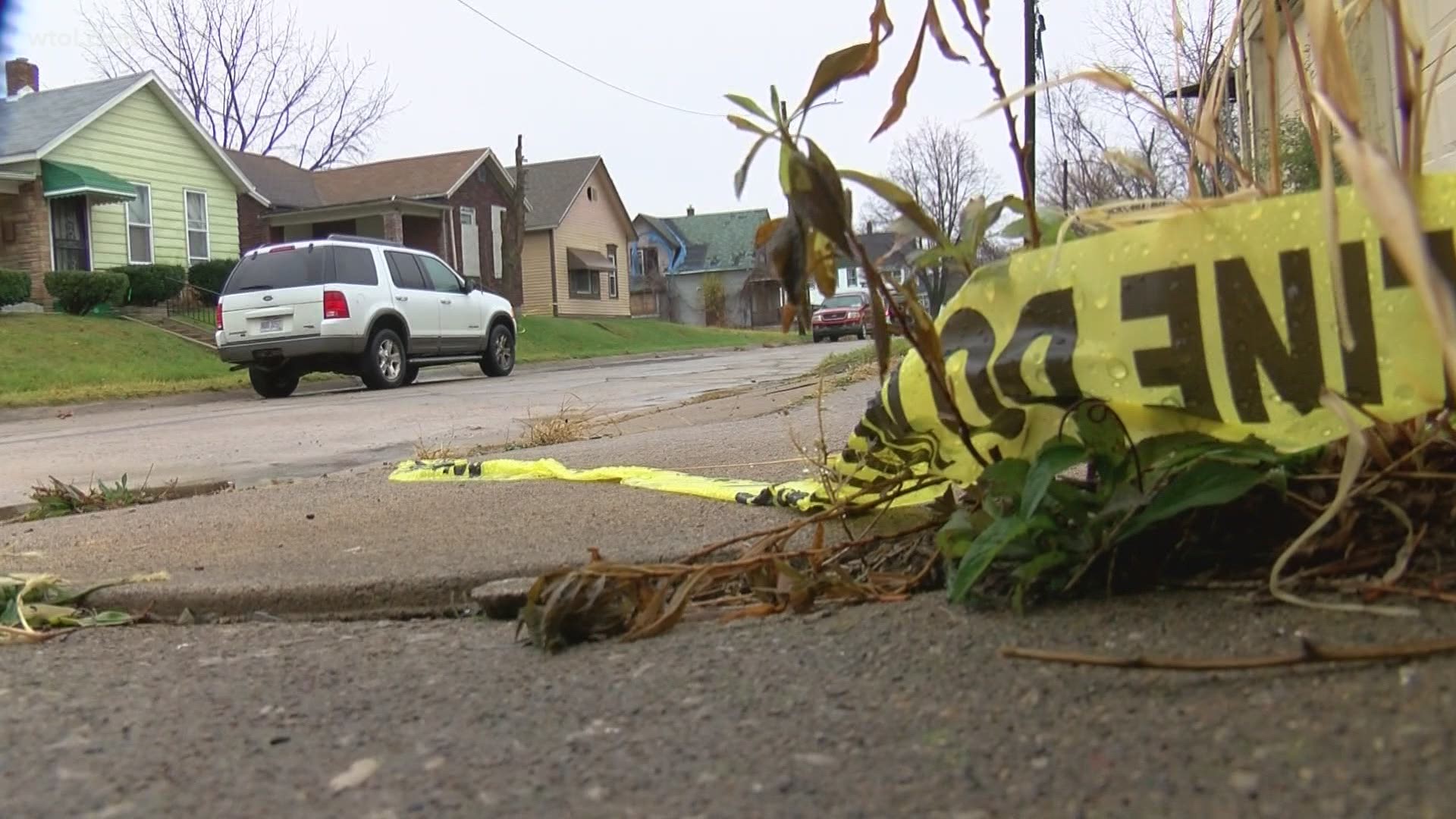 Toledo Police say the victim was found on Blum St. in south Toledo on Saturday evening.