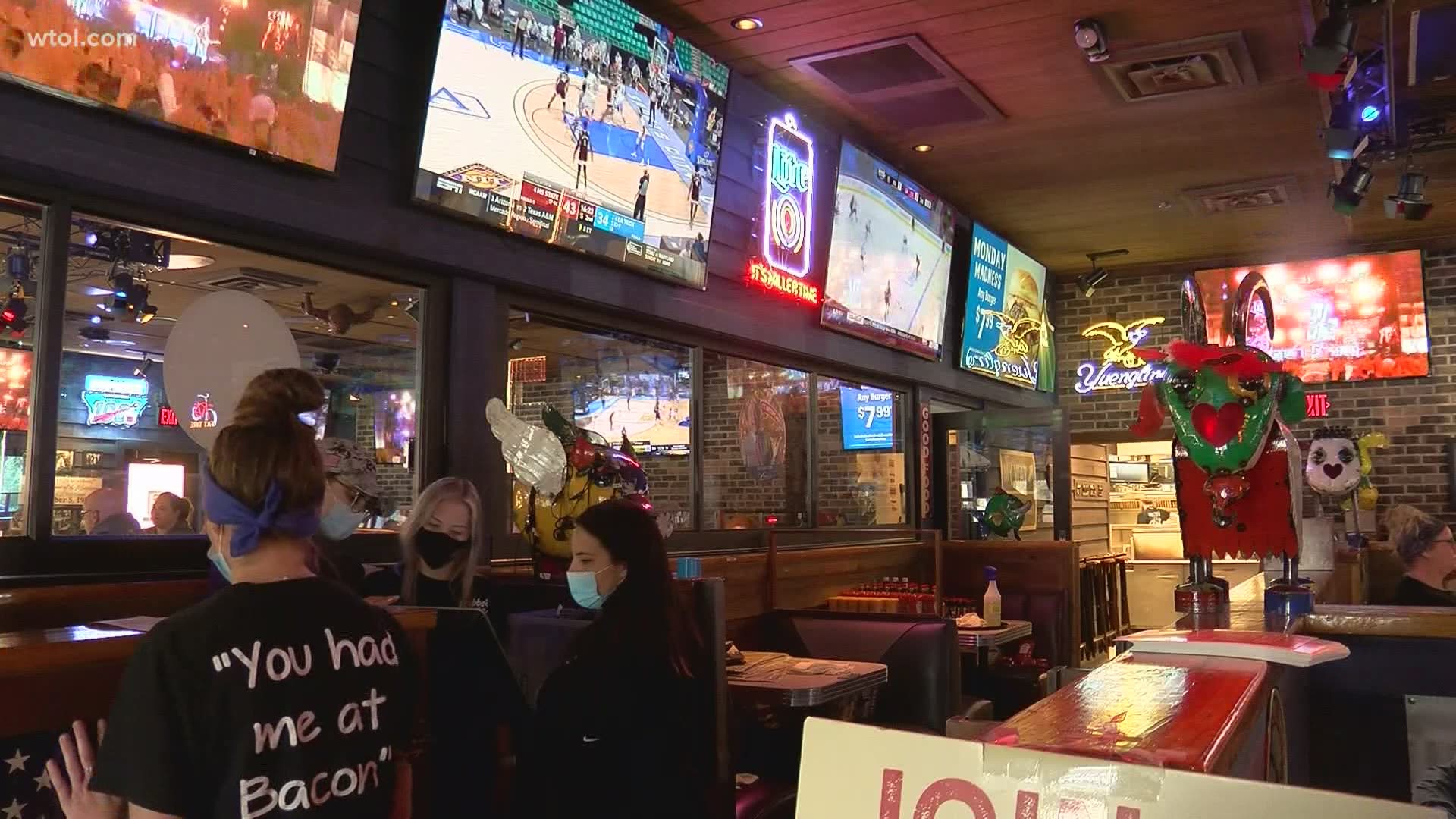 The return of the NCAA tournament has brought increased business to area restaurants and bars.