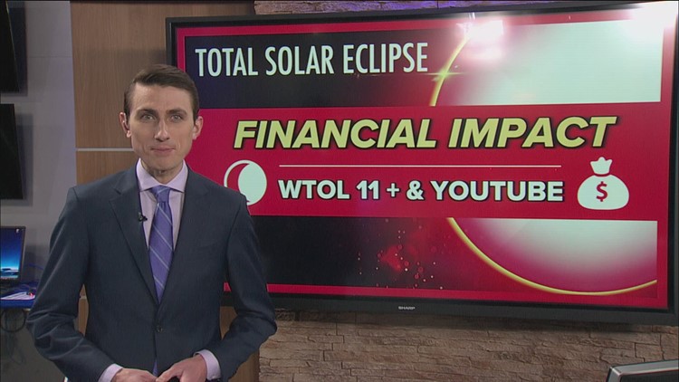 How will the 2024 total solar eclipse affect the local economy?