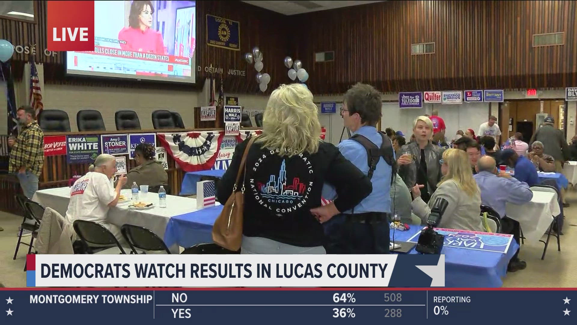 WTOL 11's Melissa Andrews is live at the Lucas County Democrats watch party with insight into Pete Gerken's bid for re-election as county commissioner.