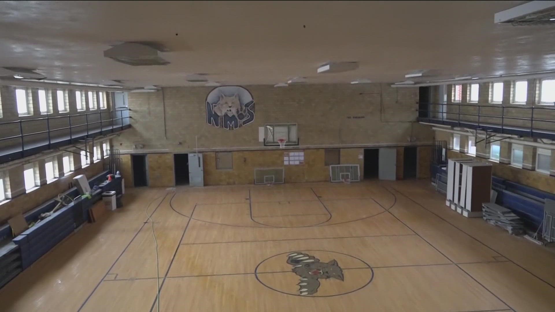 The goal was to raise enough money to renovate the entire historic school building in a civic center.