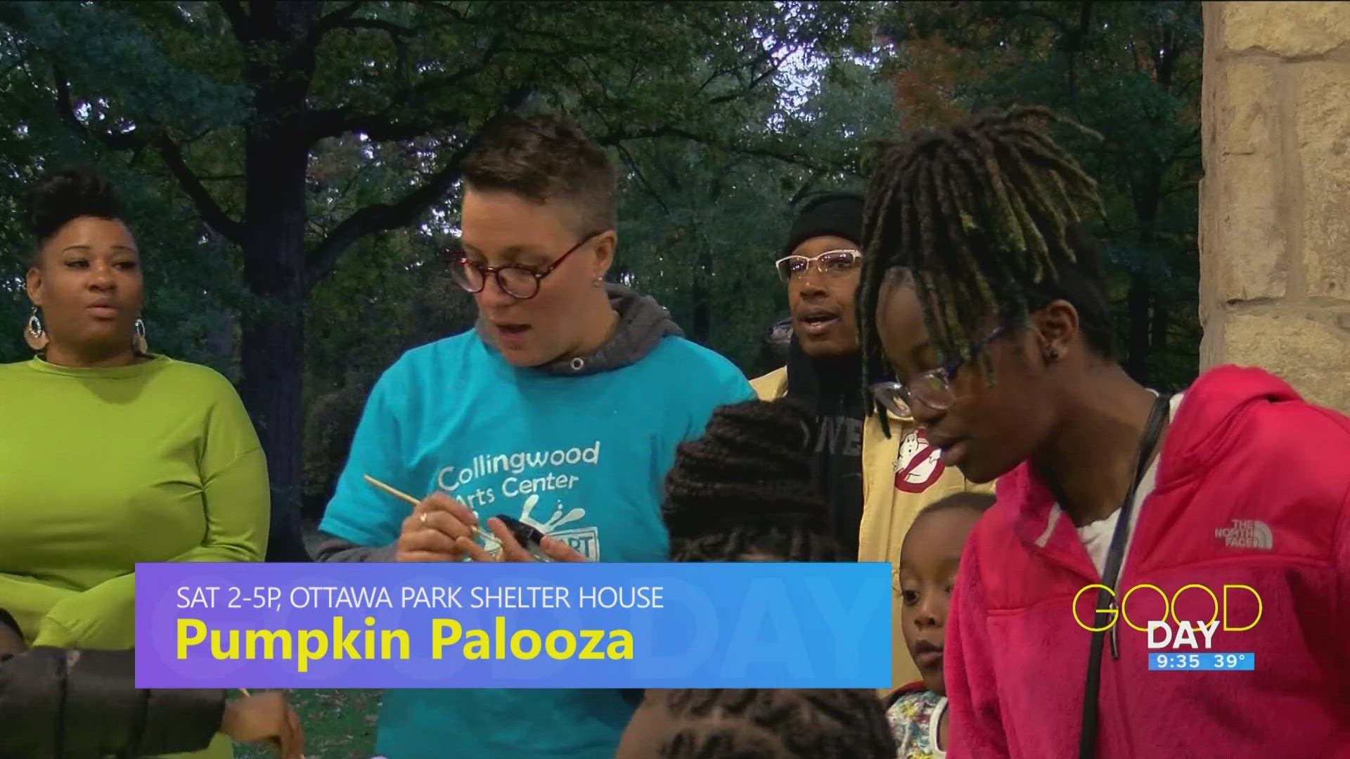 Karen Ranney Wolkins and Daveion Beach from the city of Toledo's Parks and Recreation Department talk this Saturday's Pumpkin Palooza.