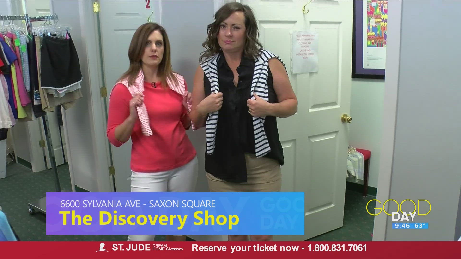 Amanda and fashion blogger Mindy LaRocca check out The Discovery Shop in Sylvania for some fashion finds on a budget.