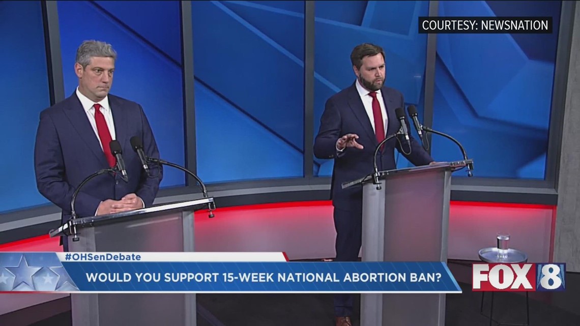 Tim Ryan, J.D. Vance go head-to-head in a debate for the first time ...