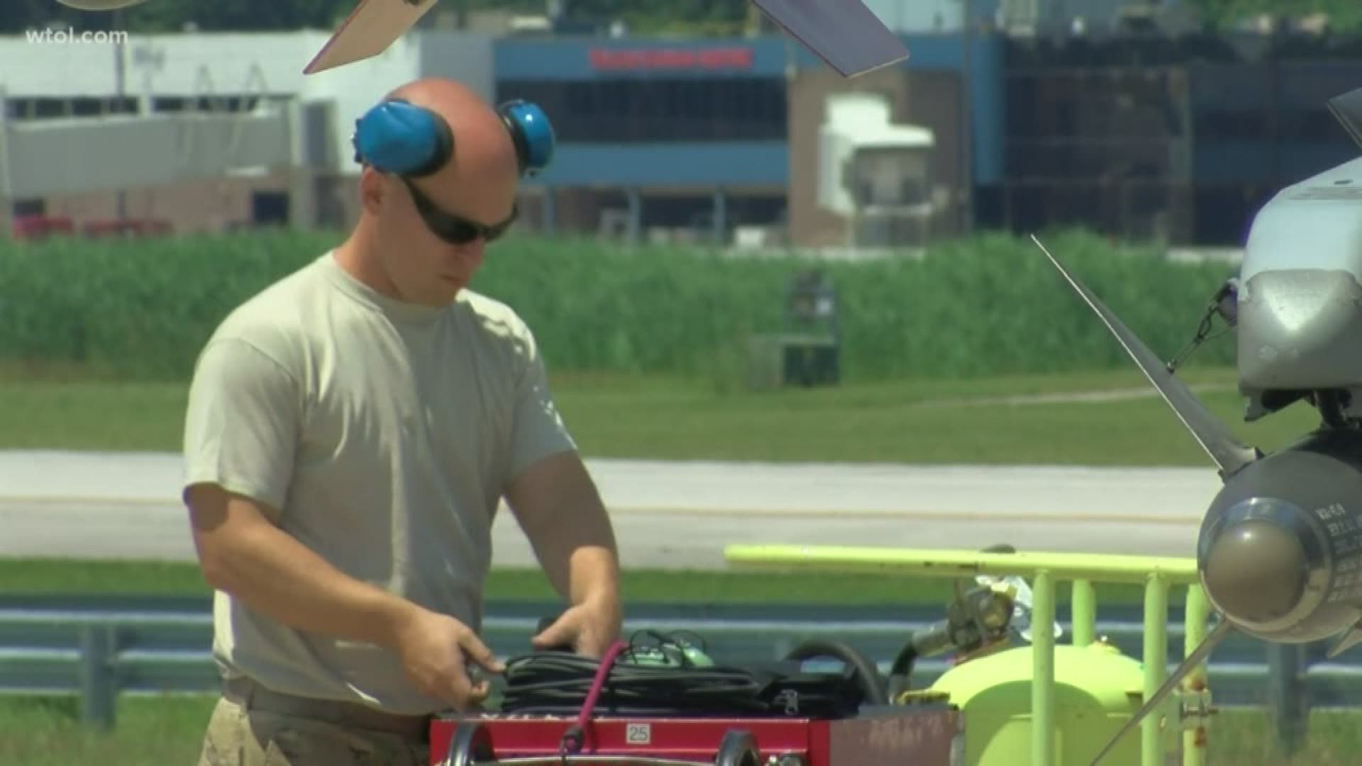 Temperatures soar this weekend, and air show officials are taking precautions to keep people safe.