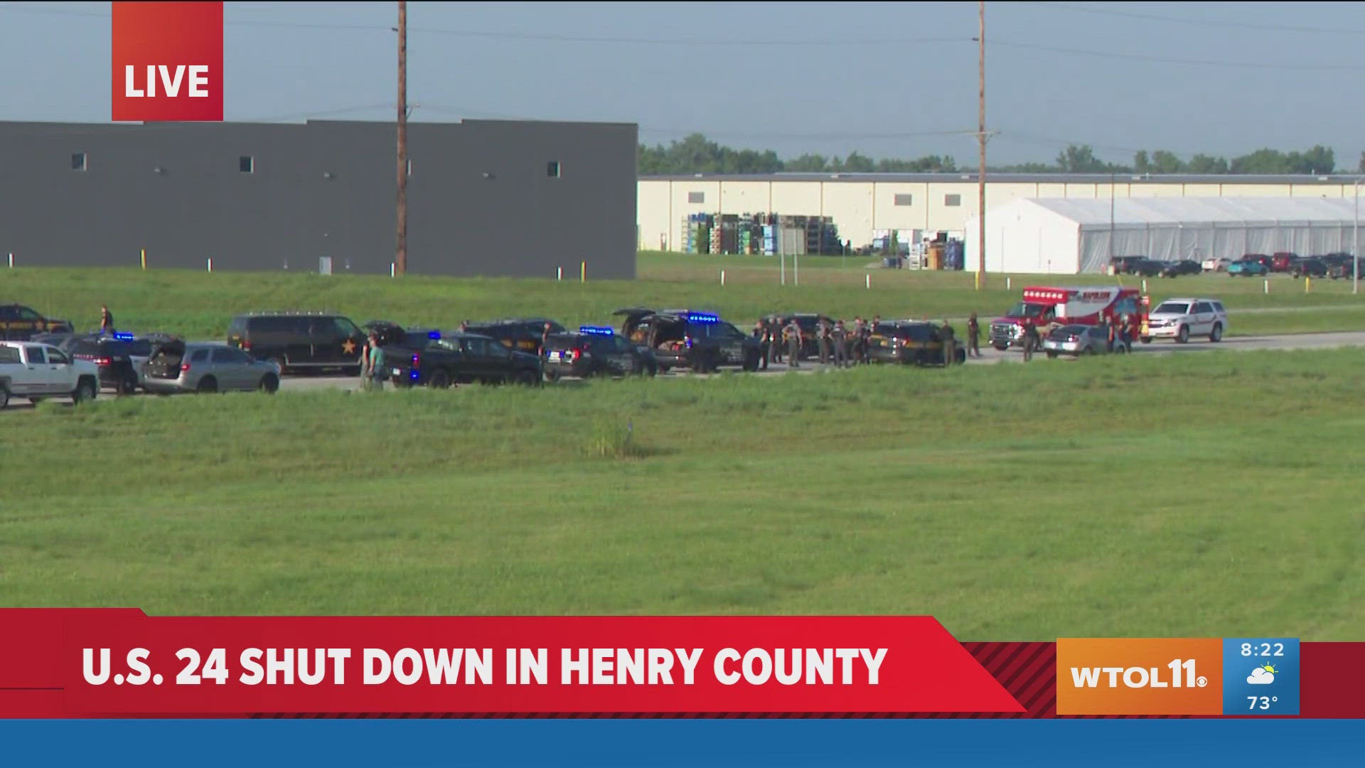 Shots appears to have been fired in US 24 standoff; officers approach ...