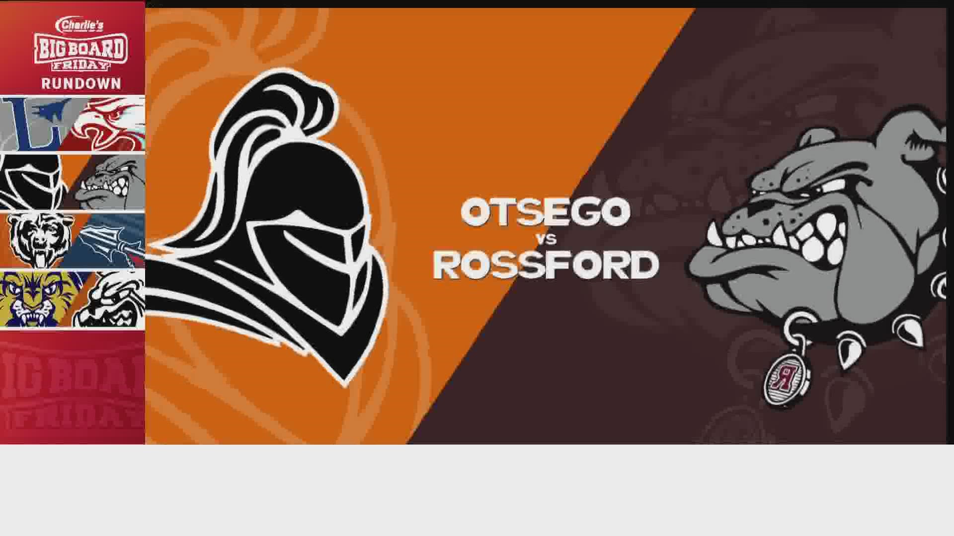 Otsego holds off Rossford to win it 17-14