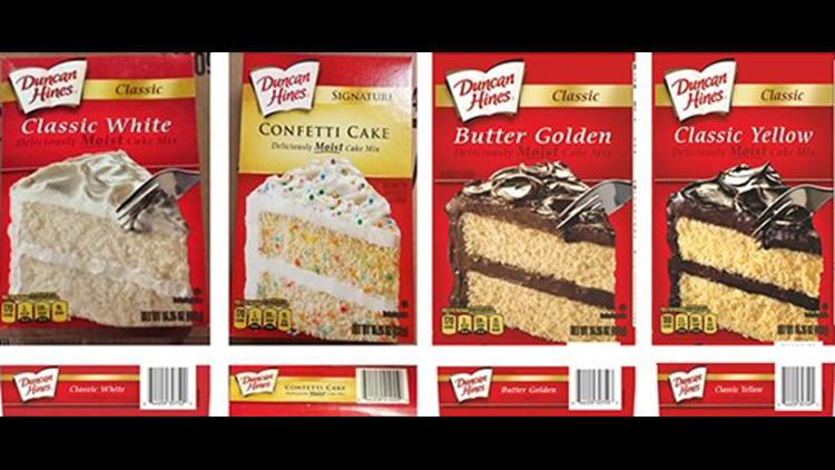 Duncan Hines Voluntarily Recalls Limited Number Of Cakes Mixes Due