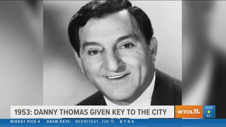 Today in Toledo History: Danny Thomas given key to the city and bandits steal a police cruiser - June 16