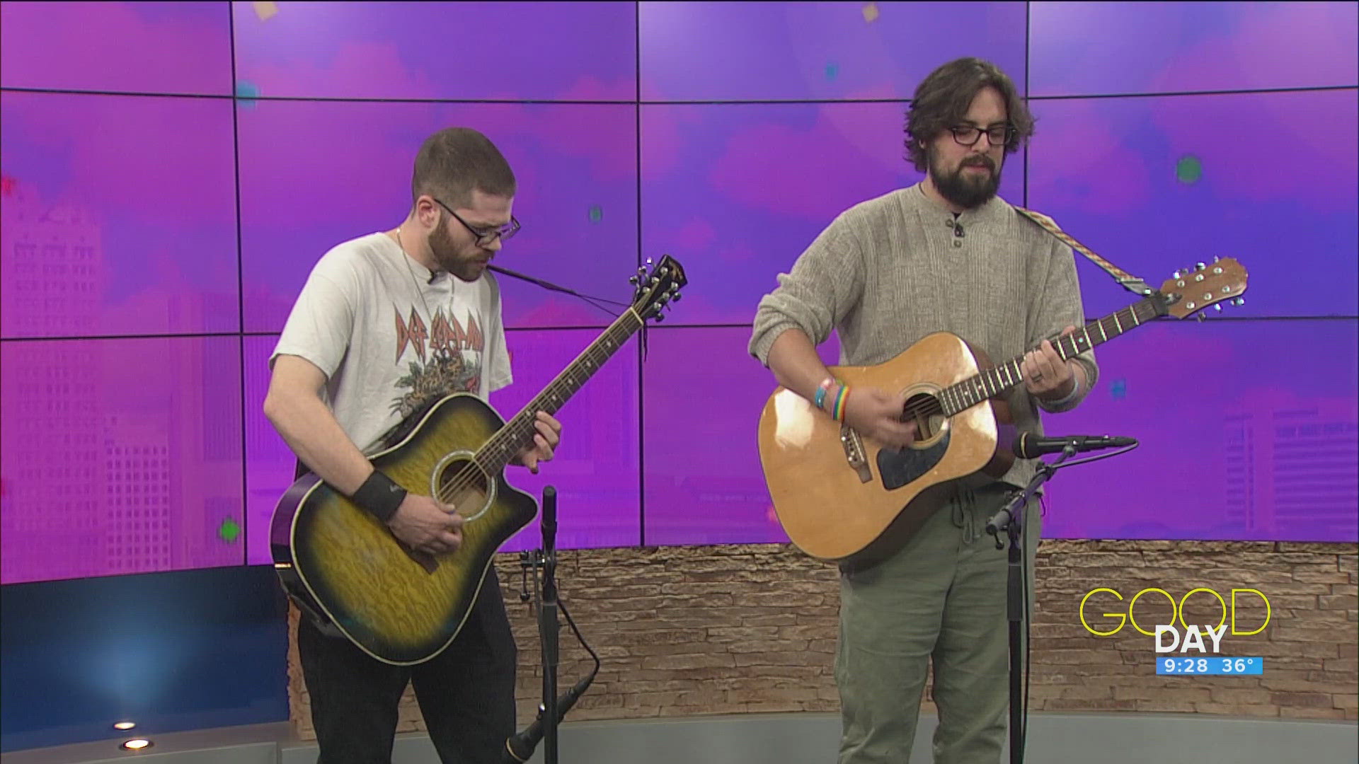 Jacob Ulery and Zac Rister of 'Hektik Ballroom' perform.