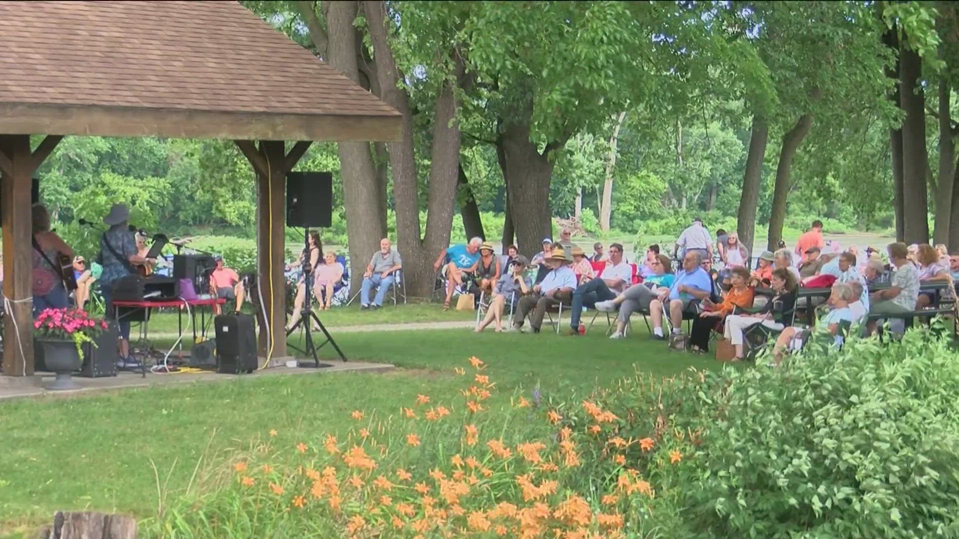 Rhythm on the River will continue on Sunday, June 30 with bluegrass duo Warren & Flick.