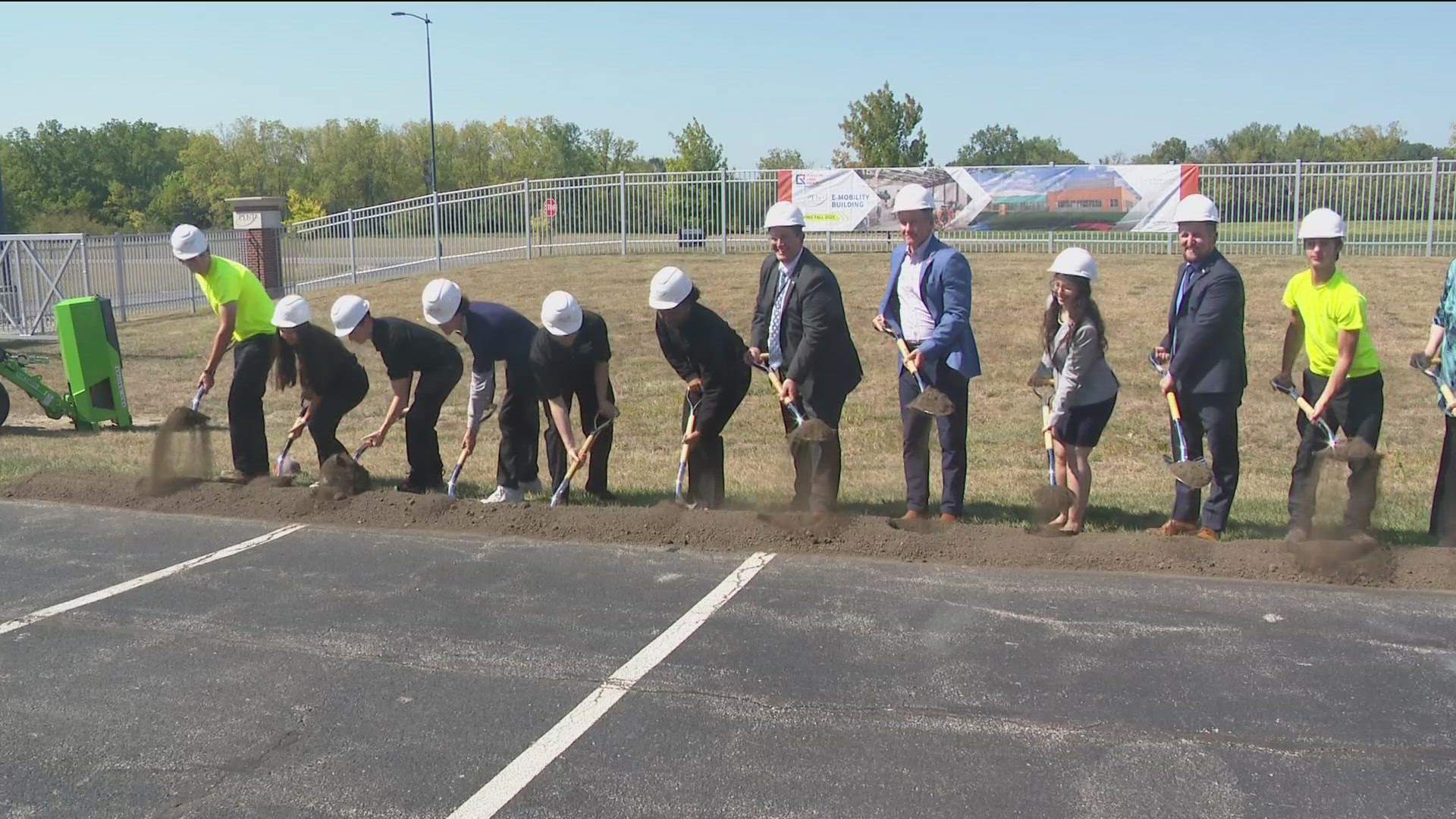 The career center's new E-Mobility Lab is being built with help from a $2.4 million grant and will carry a focus on drones and electric vehicles.