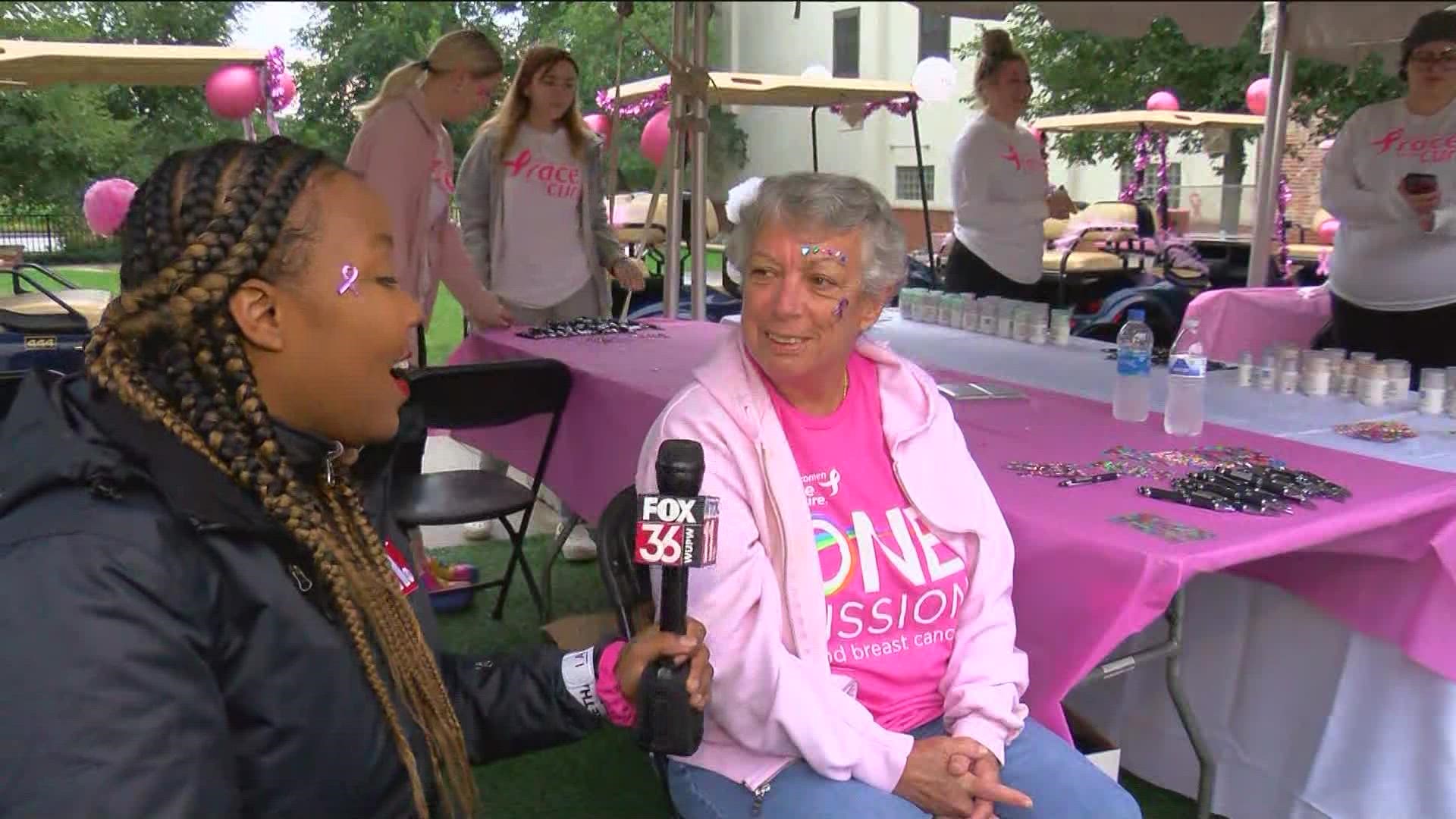 Maya May joins breast cancer survivor Rita as she prepares for the 29th Susan G. Komen Race for the Cure.