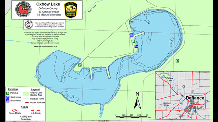 Oxbow Lake Wildlife Area boat ramp closed for repairs | wtol.com