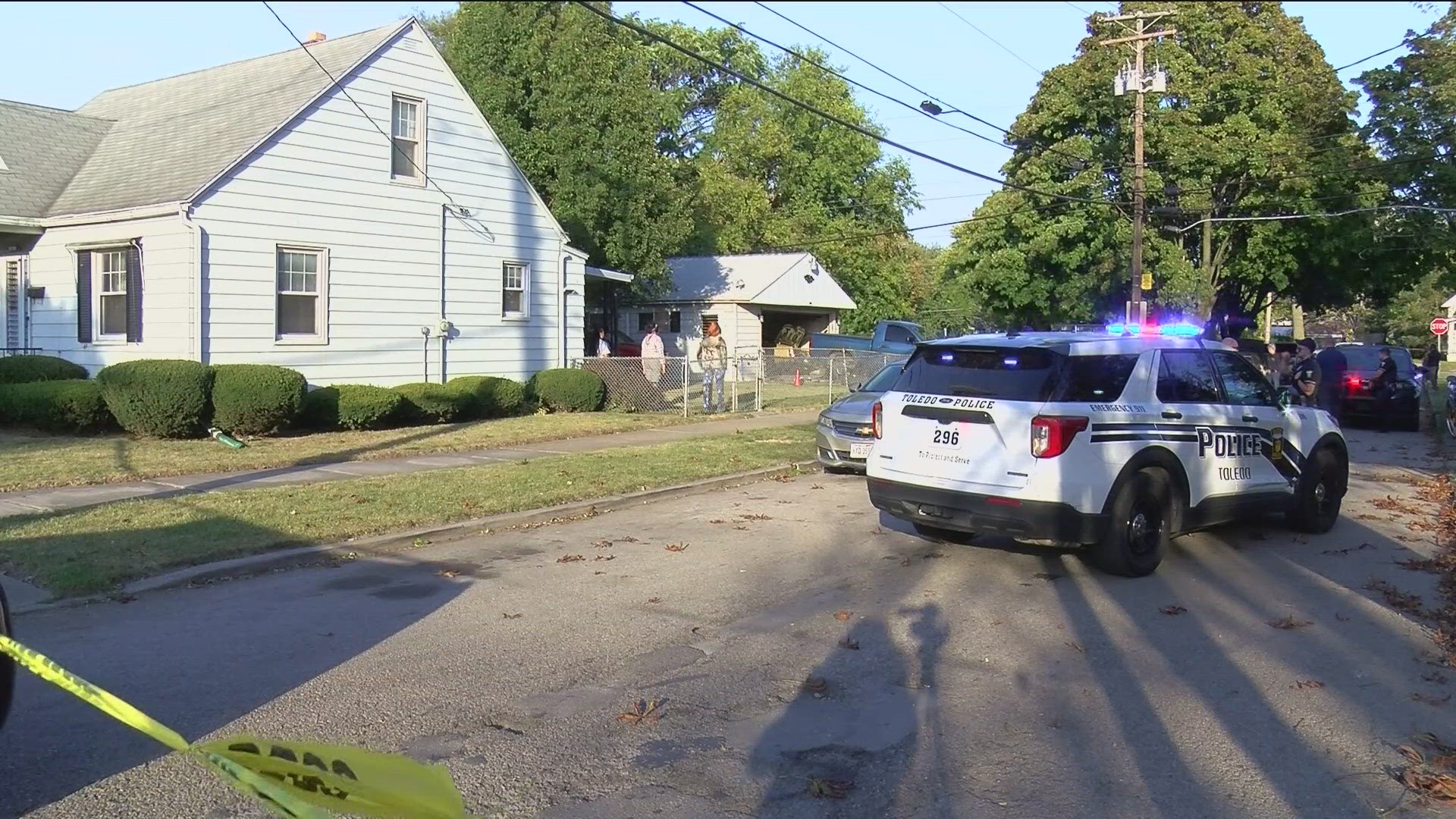 Toledo police say Rashad Ewing, 46, was pronounced dead at the scene Friday afternoon. Fabian Dorrough, 44, later turned himself in and was charged with murder.