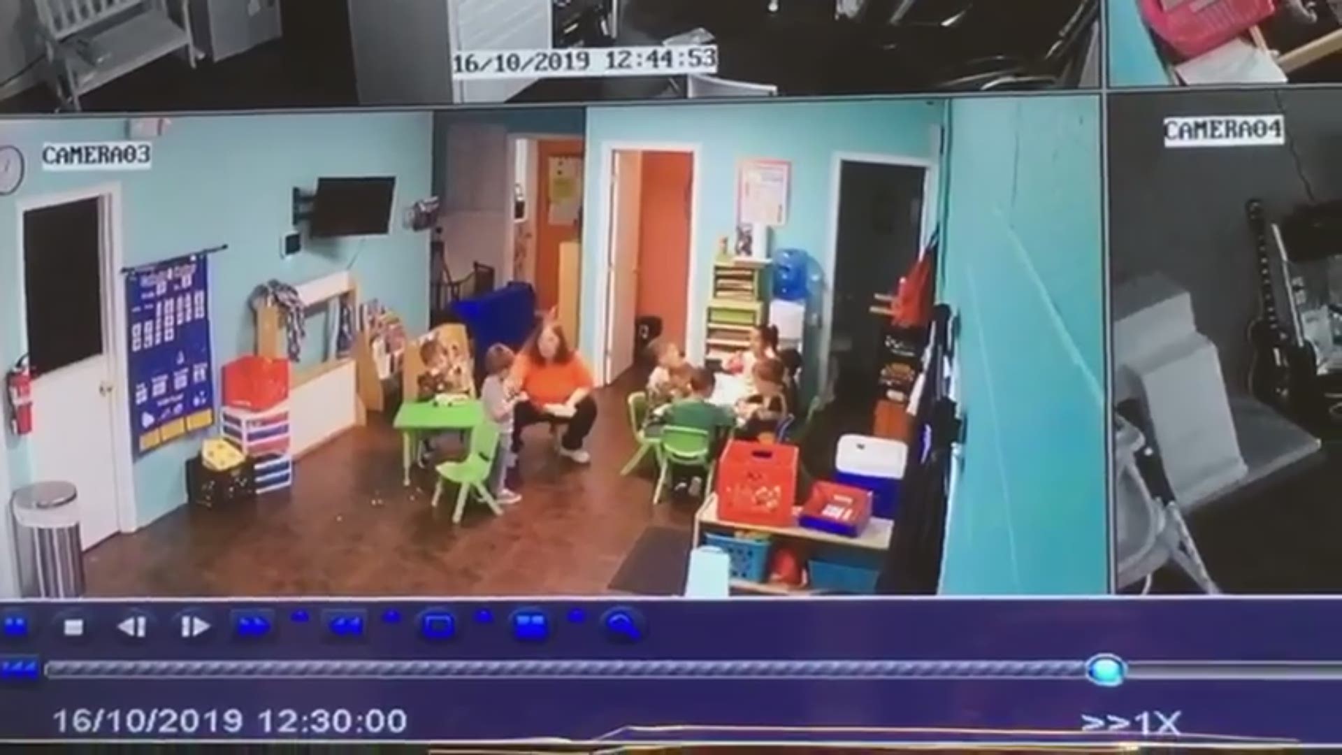 A Toledo mother is now pressing charges after a daycare worker seen in surveillance video hitting her son in the face after he spits out food.