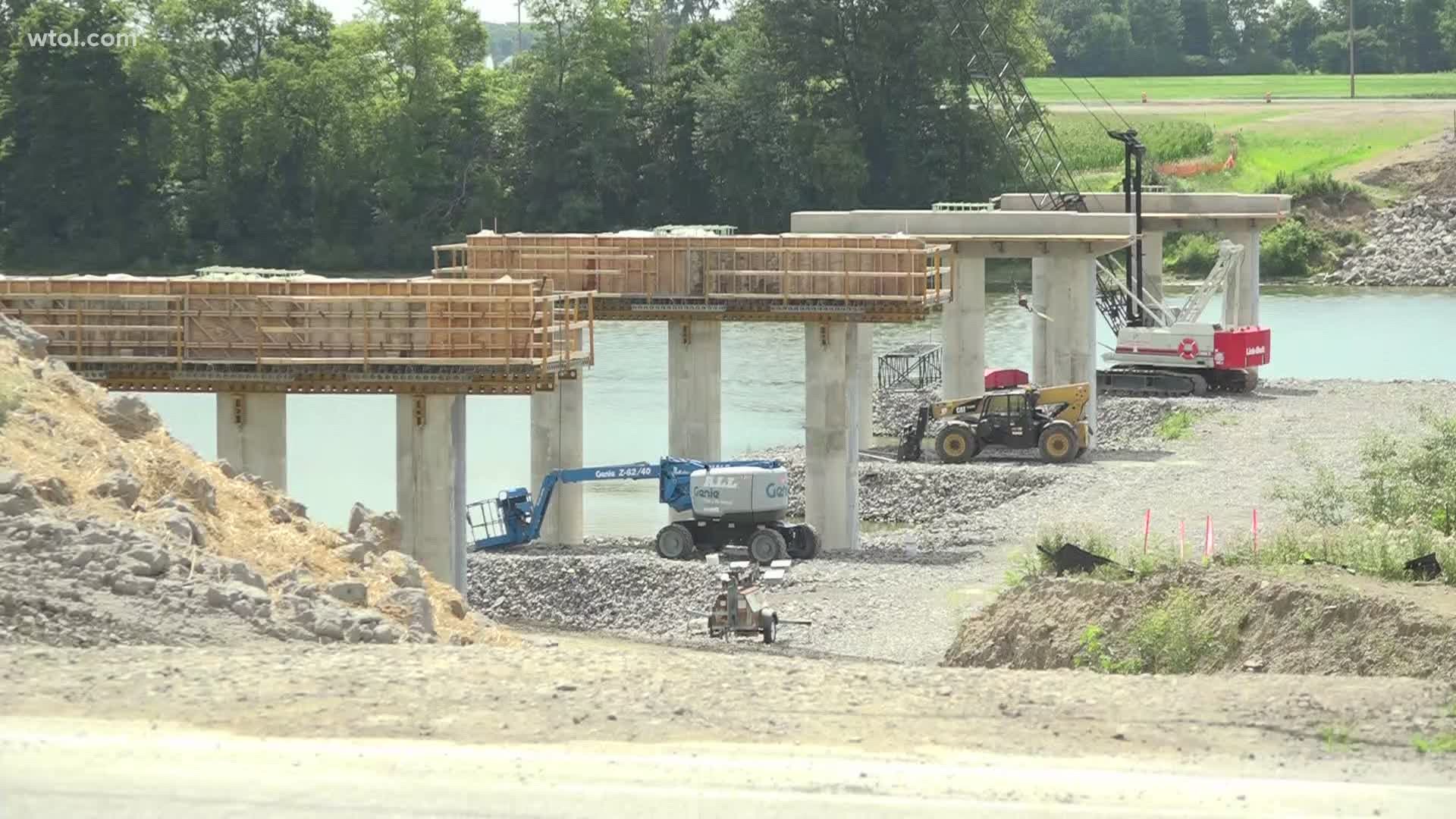 The new Maumee River crossing will add a second option for drivers in Napoleon as well as serve as a primary route for the Campbell Soup Company supply operations.