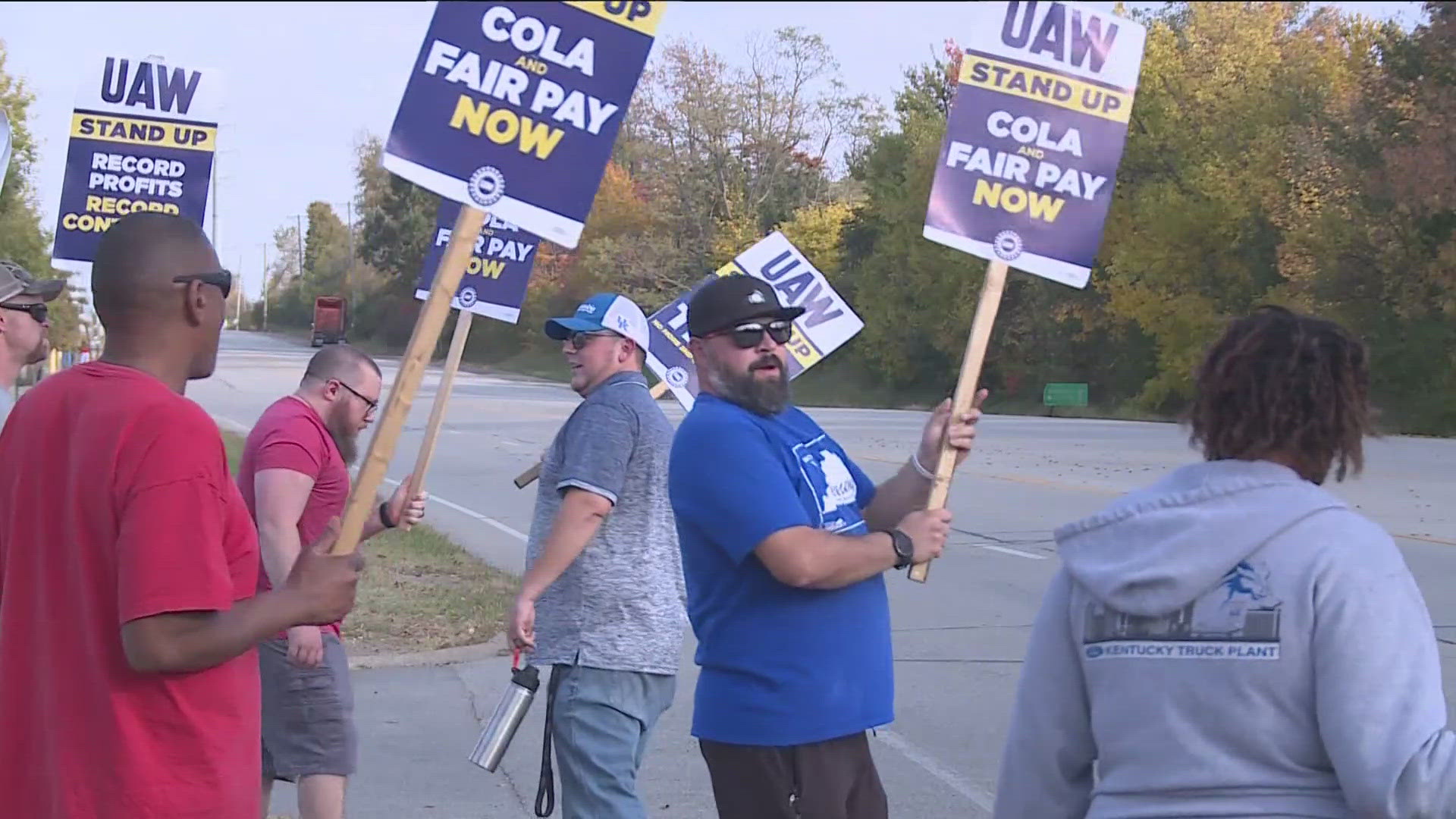 UAW President Shawn Fain alleges Stellantis is not keeping its promises from the 2023 national agreement and is calling on union leaders for a strategy meeting.