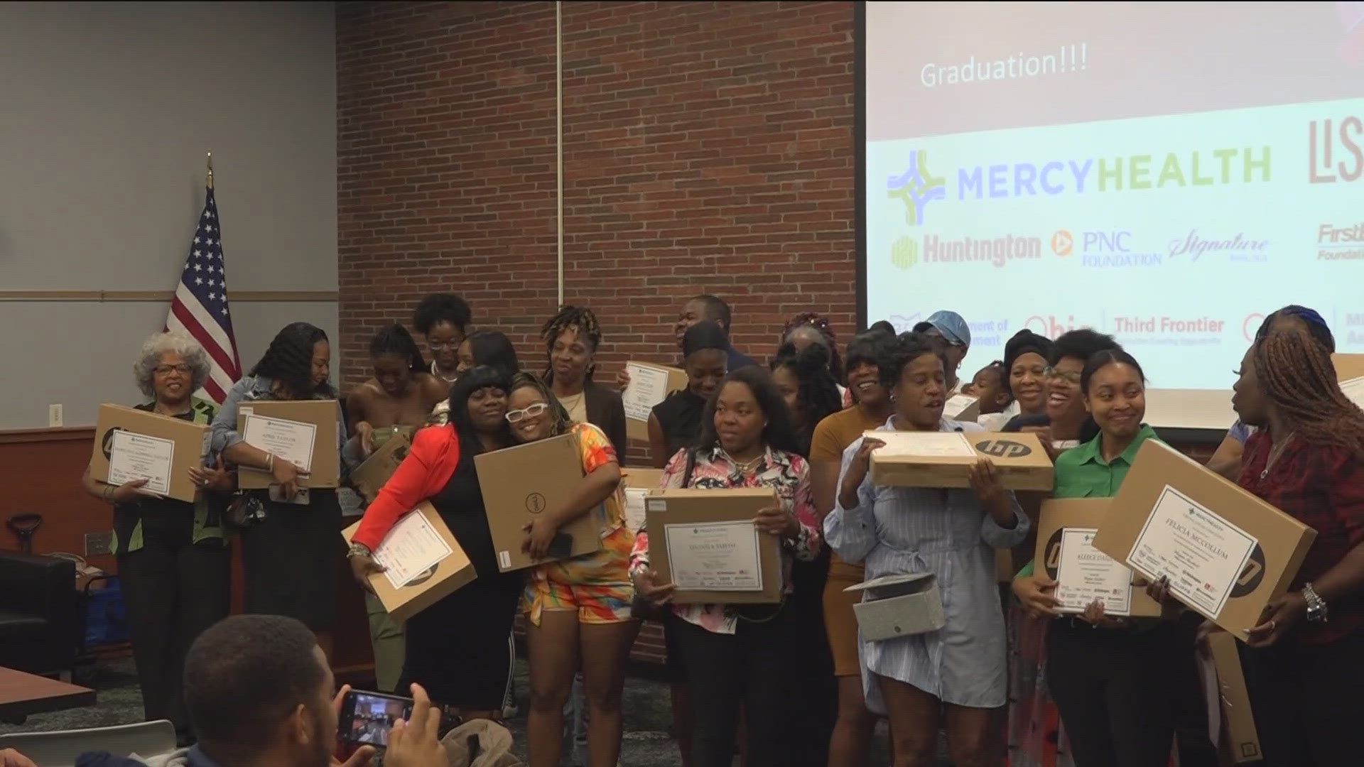 About 50 people graduated from Mercy Health's "Getting Your Business Rolling" program on Monday prepared for their future in entrepreneurship.