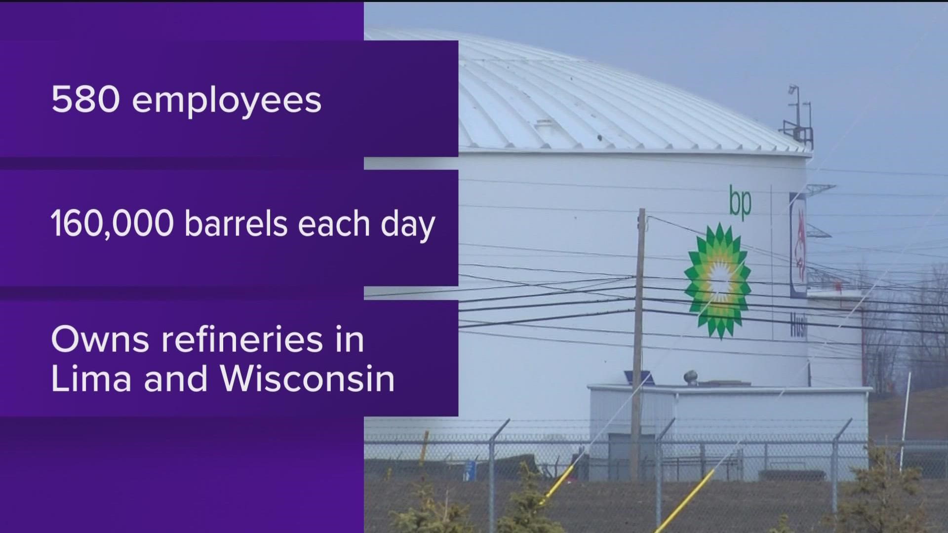 More than 580 BP refinery workers are expected to become Cenovus employees at closing