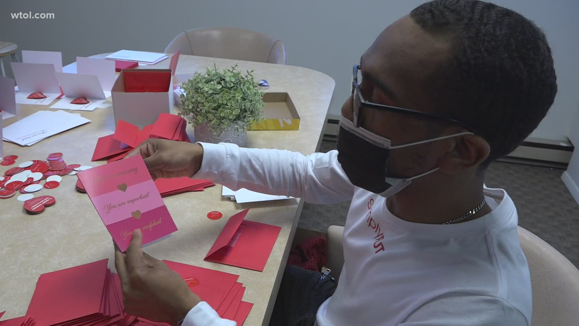 SimplyPut plans to spread love by giving away almost 1,000 Valentine's Day cards to schools and organizations.