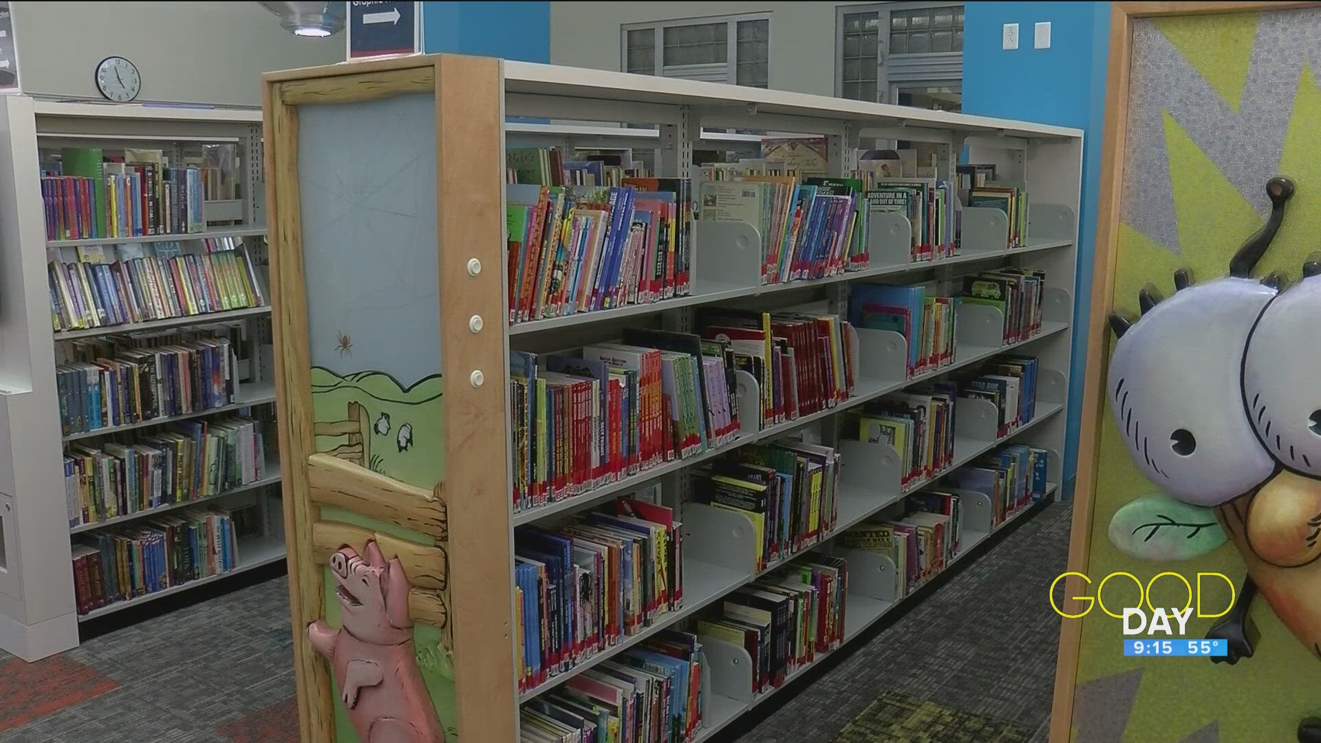 Nancy Eames of the Toledo Lucas County Public Library talks the summer reading challenge. 