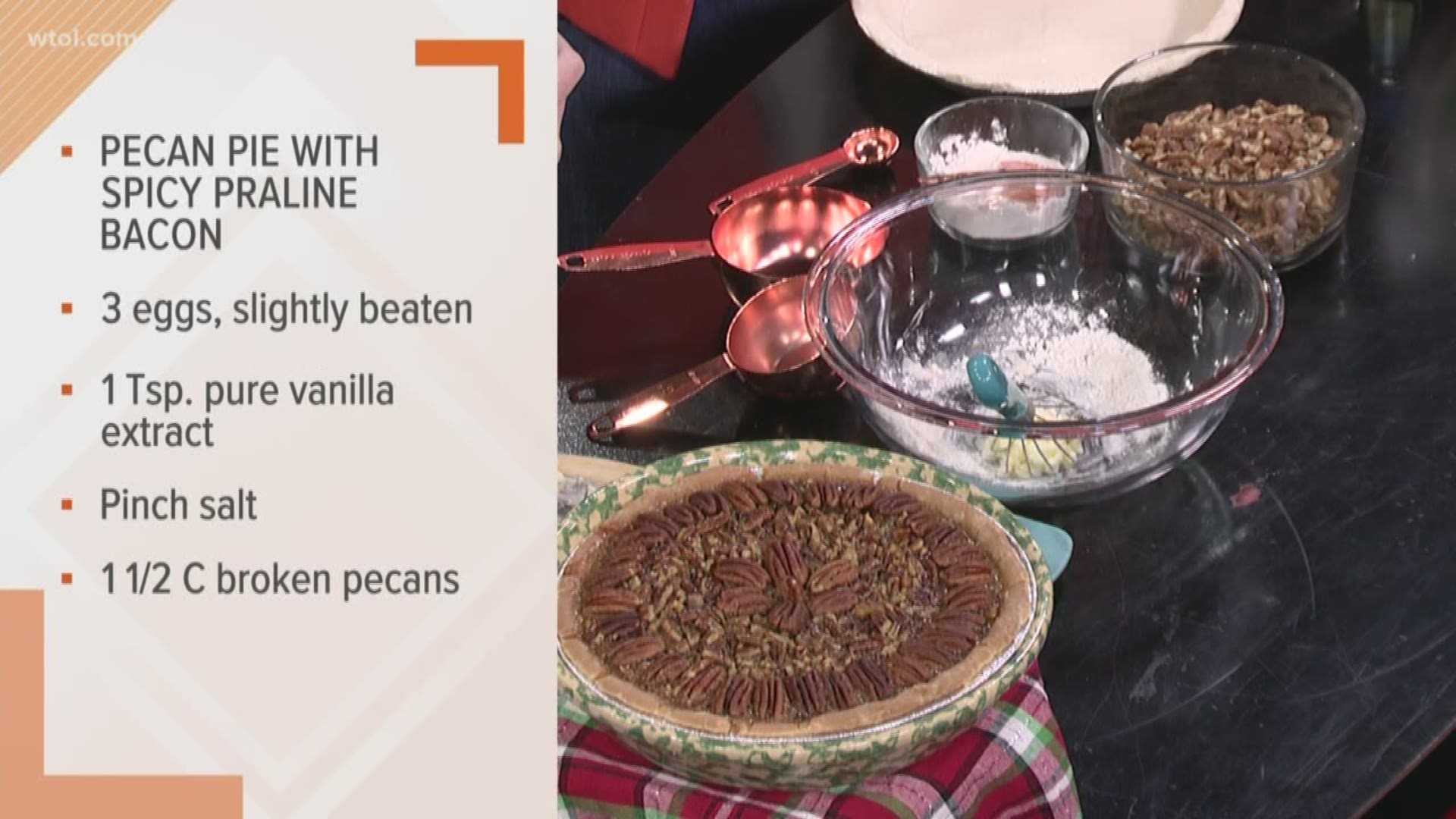 The Legal Duchess has a pecan pie recipe that will blow your holiday guests out of the water with a special ingredient: bacon!