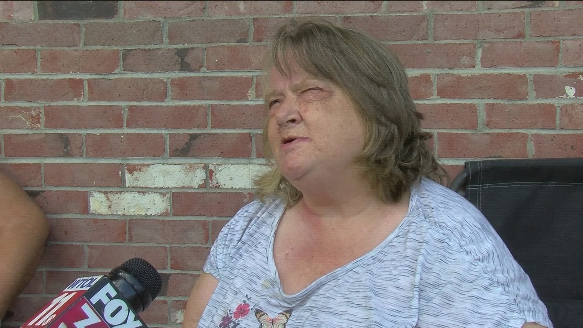 Kathy Soltman said she's caught up on her rent. Her landlord says he hasn't received the payments.