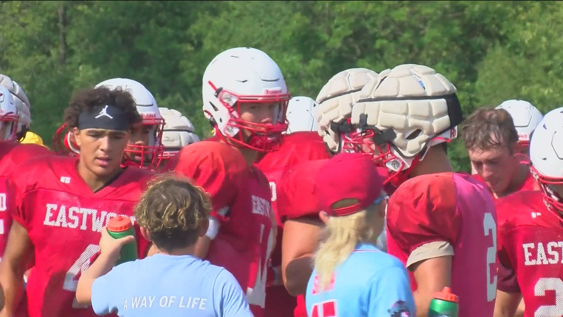 Second-year head coach Sam Cotterman helped lead the Eagles to a 9-3 overall record last season and says not much will change this year as far as preparation goes.